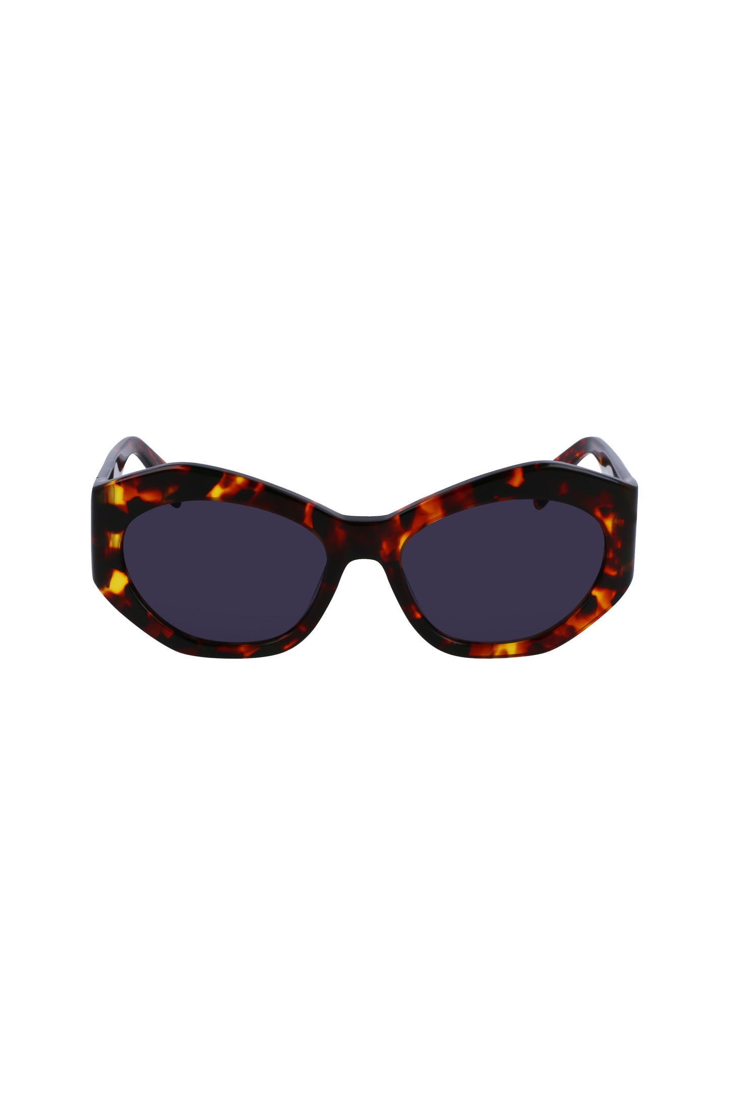 LJ786S_MA244 – Elegante Damen-Sonnenbrille: Braunes Acetat mit hellblauen Gläsern – Größe: UNI – Farbe: Marrone