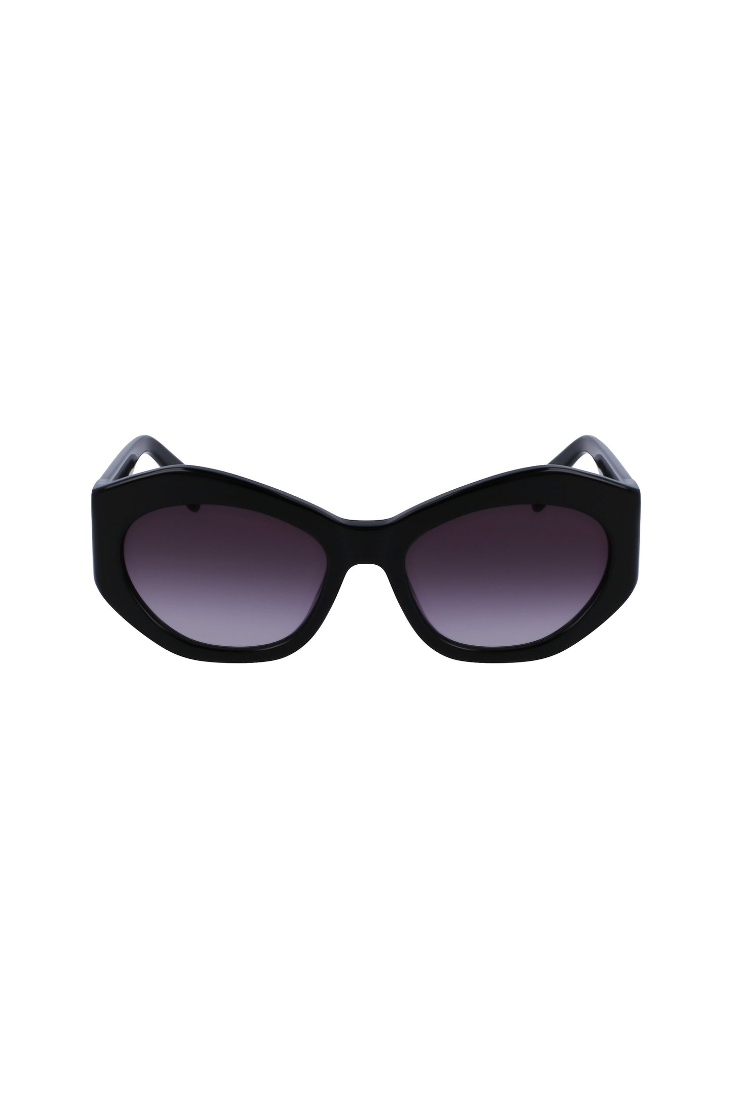 LJ786S_NE001 – Damen Sonnenbrille Schwarz: Tropfenform & Kontrast-Details – Größe: UNI – Farbe: Nero