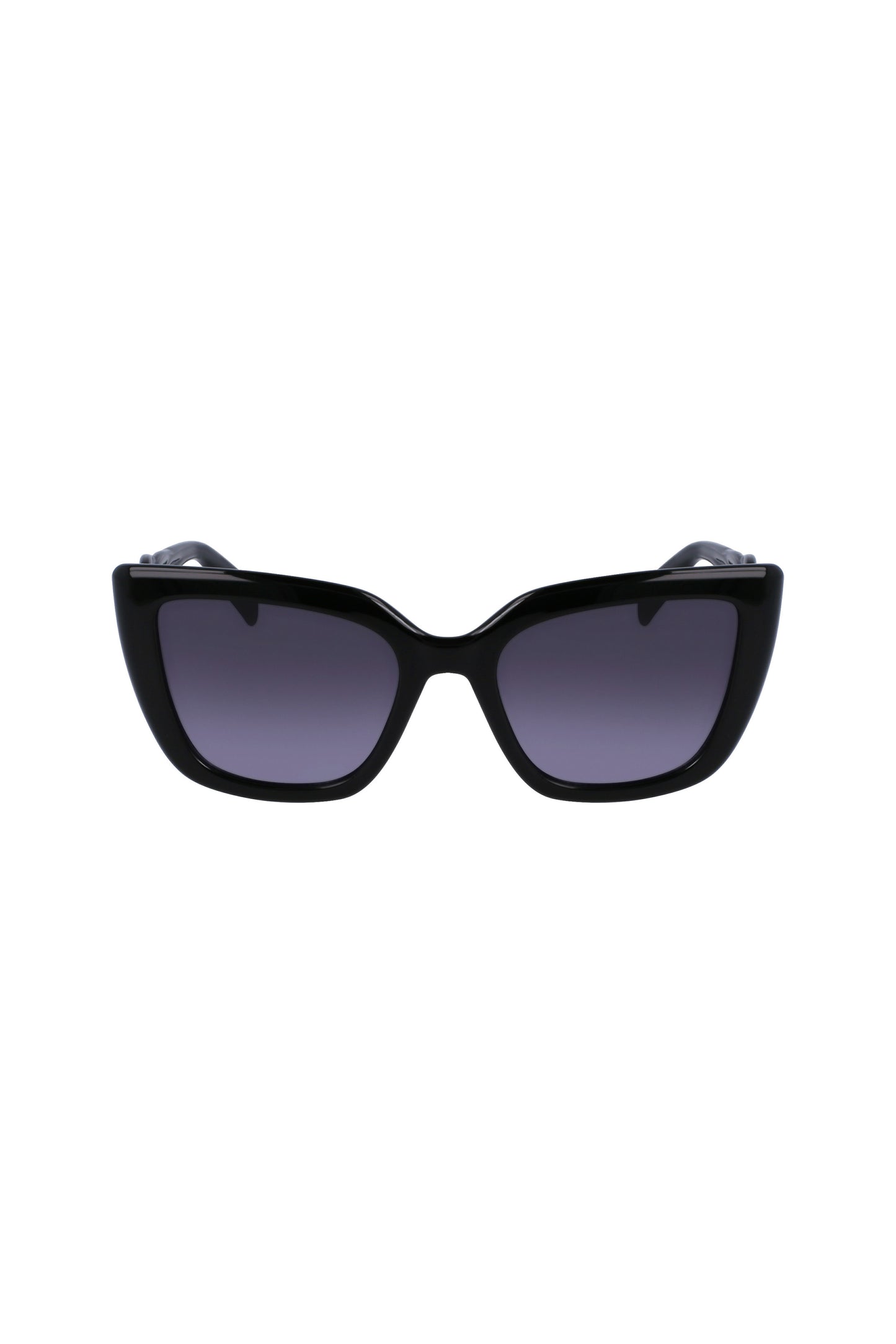 LJ789S_NE001 – Elegante Damen-Sonnenbrille in Schwarz mit blauen Gläsern – Größe: UNI – Farbe: Nero