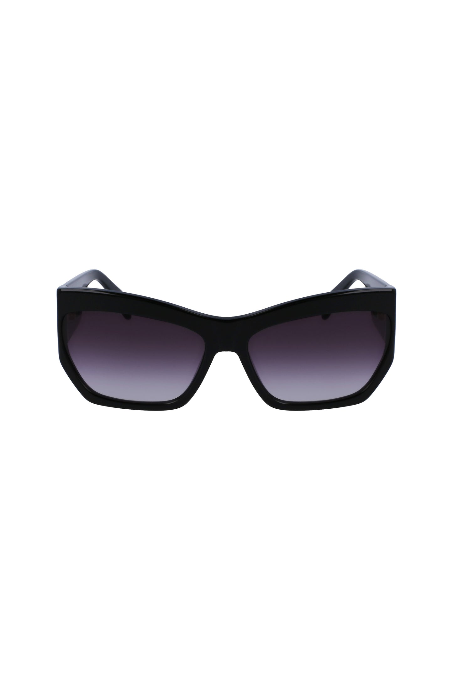 LJ785S_NE001 – Elegante Damen-Sonnenbrille in Schwarz mit rechteckigen Gläsern – Größe: UNI – Farbe: Nero