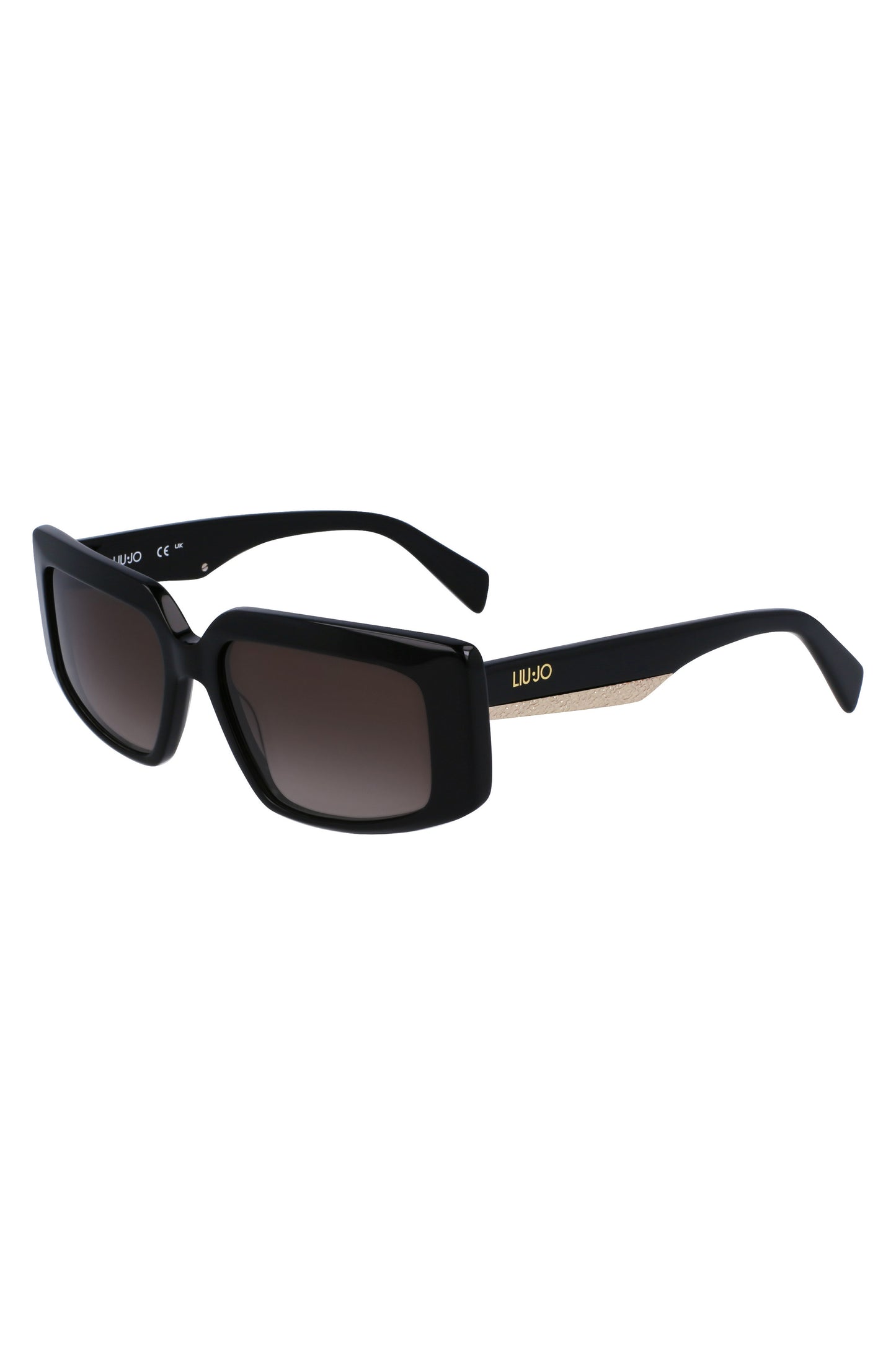 LJ791S_NE001 – Elegante Damen-Sonnenbrille - Acetatgestell, Schwarz, Rechteckig – Größe: UNI – Farbe: Nero