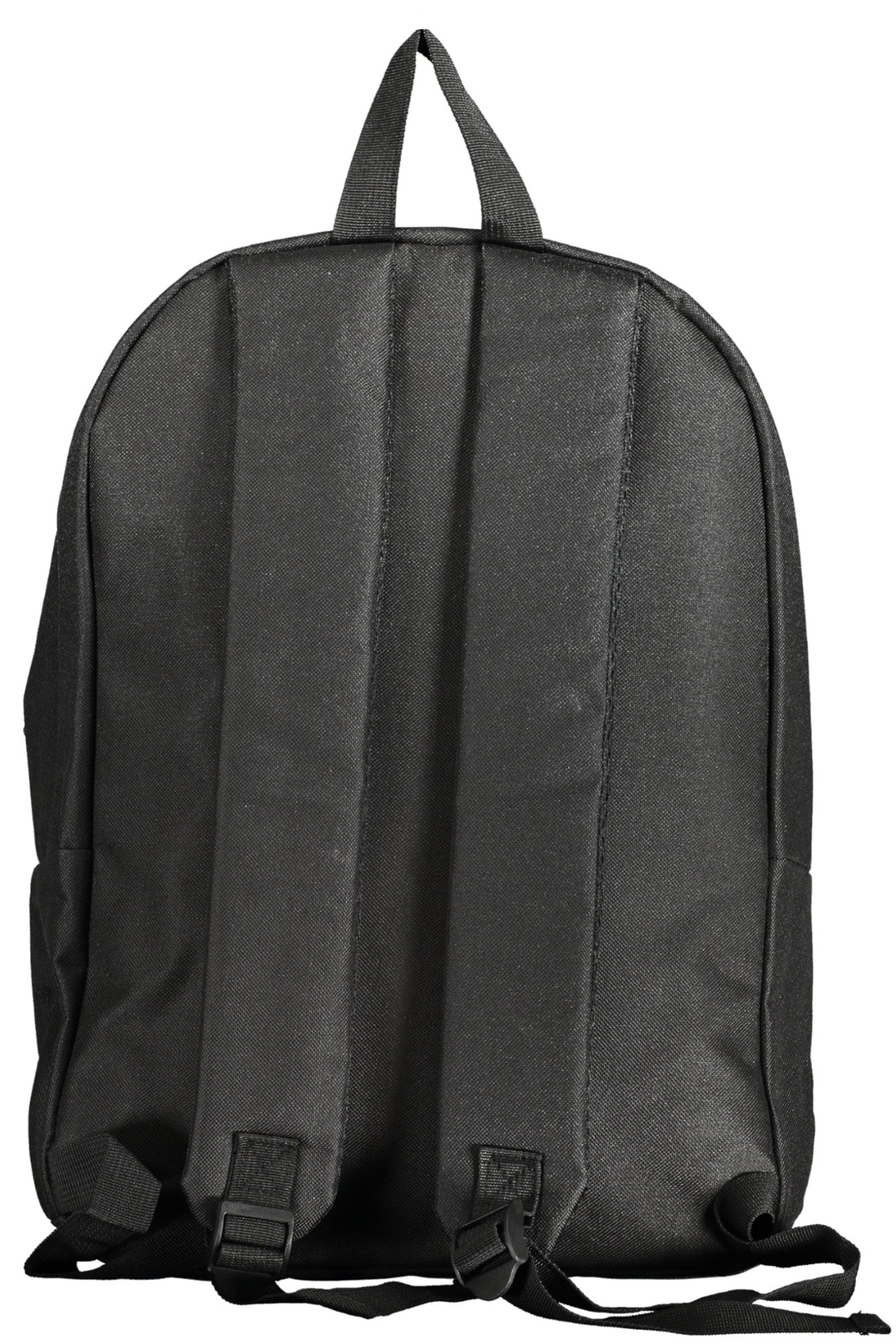 440002_NEBLACK – Moderner Schwarzer Herren-Rucksack mit Logo und Außentasche – Größe: UNI – Farbe: Nero