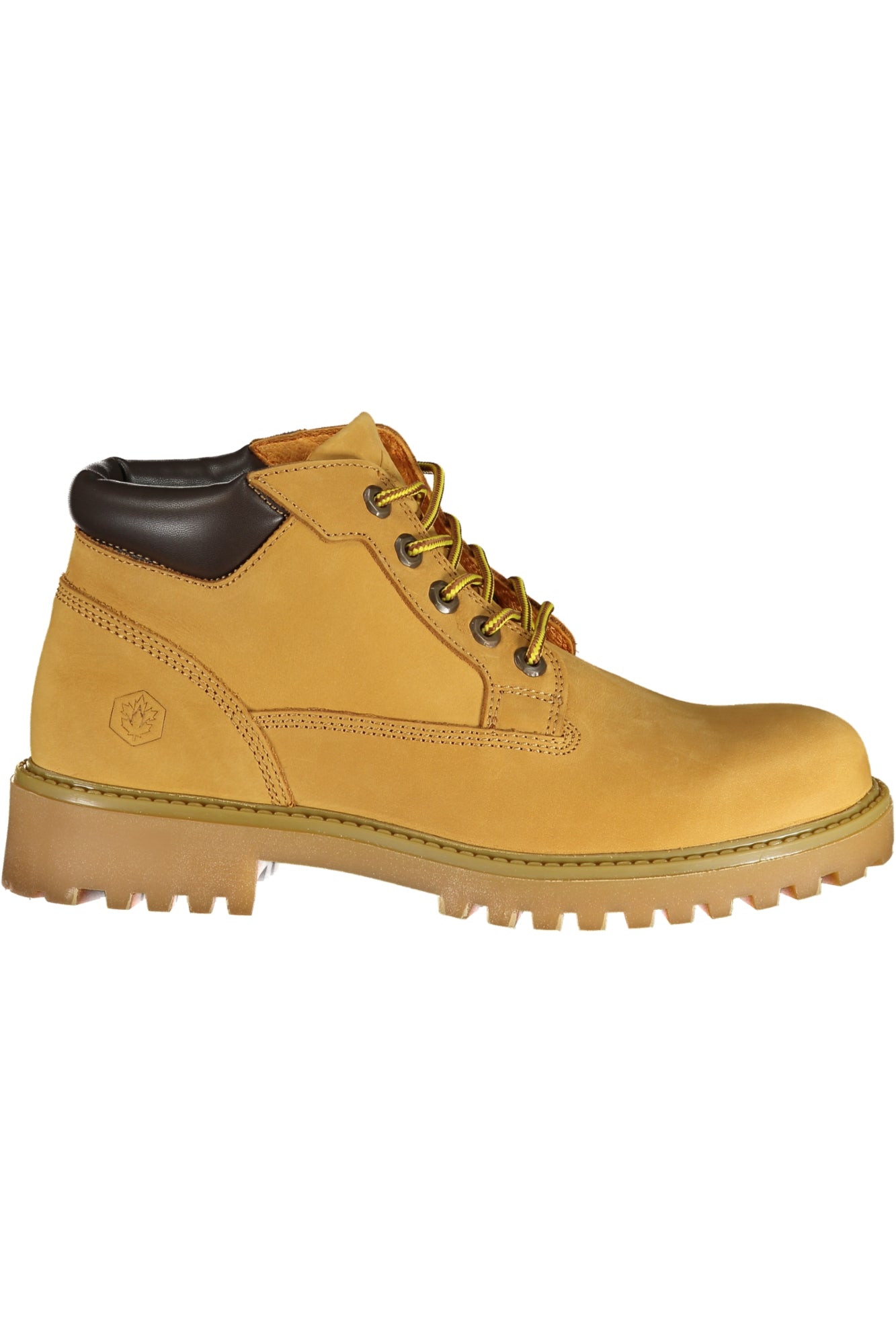 102197491_GI022 – Moderne gelbe Herrensportschuhe mit Kontrastdetails und Logo-Print – Größe: 40, 41, 42, 43, 44, 45, 46 – Farbe: Giallo