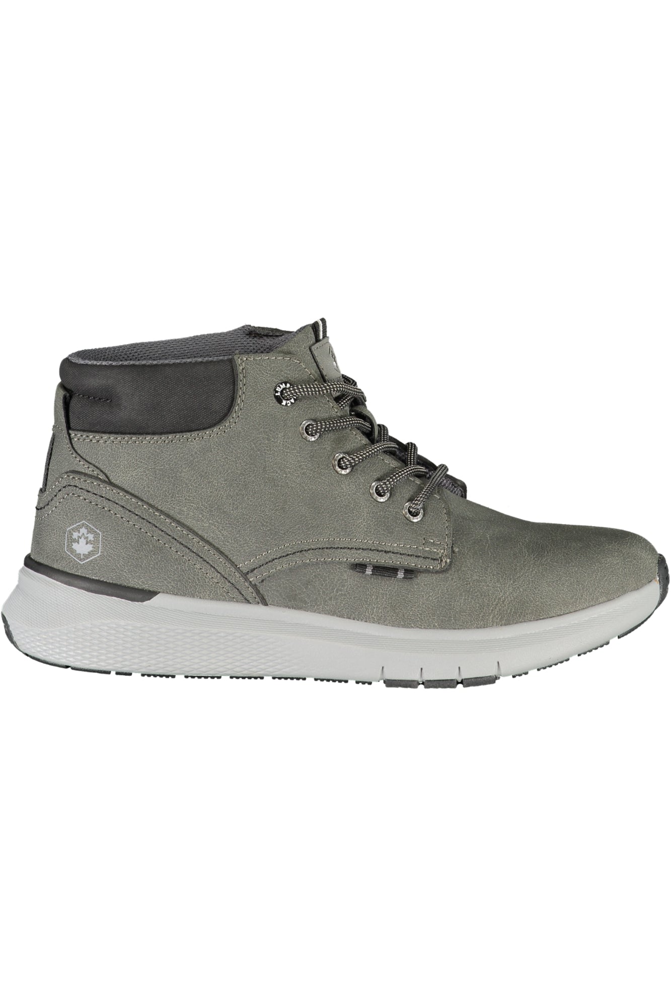 102217647_GR246 – Graue Herren-Schnürstiefelette mit Kontrastdetails & Print-Design – Größe: 41, 42, 43, 44, 45, 46, 40 – Farbe: Grigio