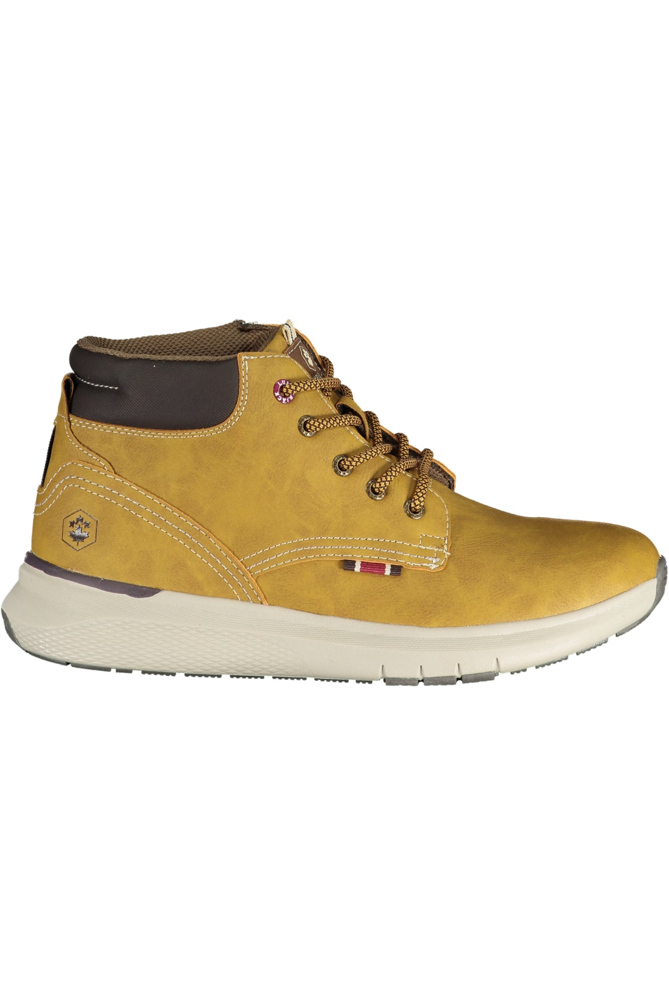 102217646_MA246 – Herren-Sportschuhe Braun: Stiefelette Neil mit Schnürsenkeln & Kontrasten – Größe: 40, 41, 42, 43, 44, 45, 46 – Farbe: Marrone