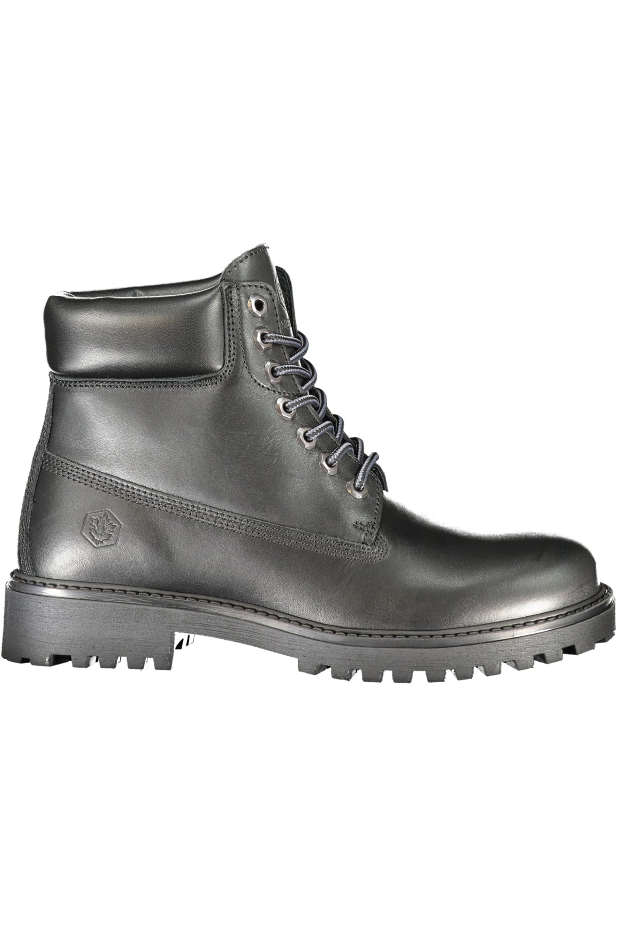 102217661_NE020 – Herren-Sportschuh Schwarz: Schnürstiefelette mit Kontrasten & Logo – Größe: 40, 41, 42, 43, 44, 45, 46 – Farbe: Nero