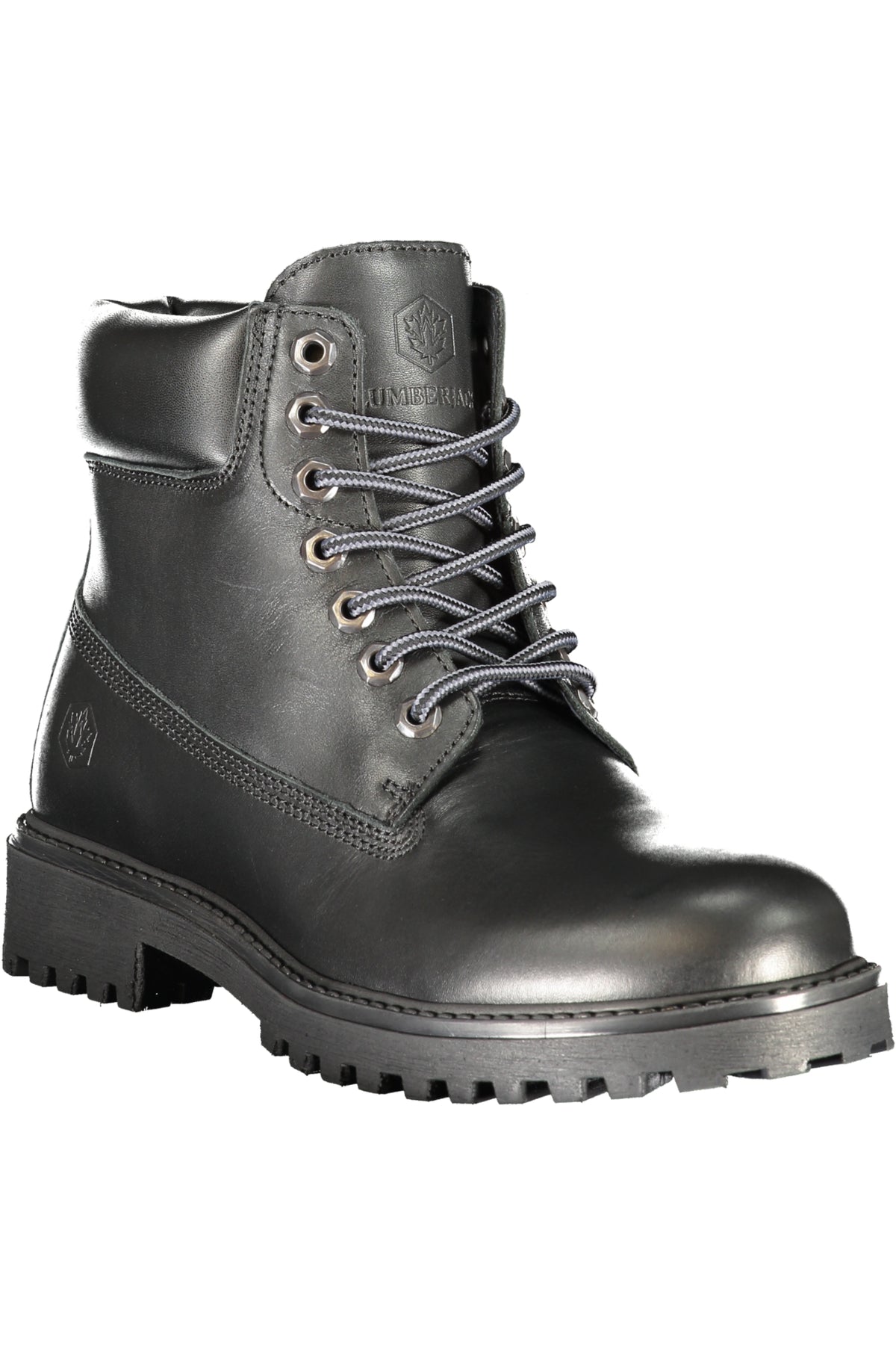 102217661_NE020 – Herren-Sportschuh Schwarz: Schnürstiefelette mit Kontrasten & Logo – Größe: 40, 41, 42, 43, 44, 45, 46 – Farbe: Nero