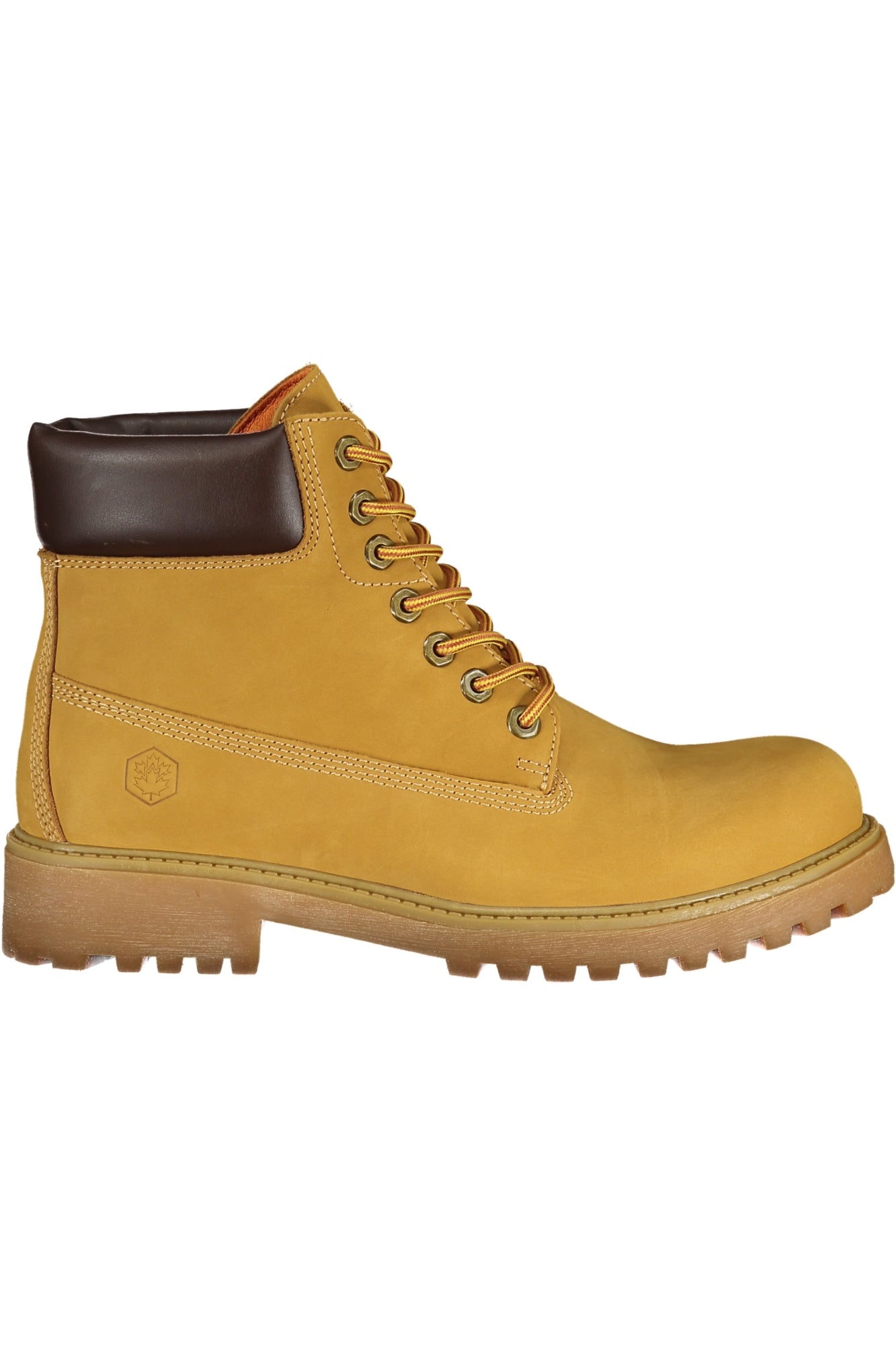102217667_GI022 – Gelber Herrenstiefel mit Schnürsenkeln und kontrastierenden Details – Größe: 41, 42, 43, 44, 45, 46 – Farbe: Giallo