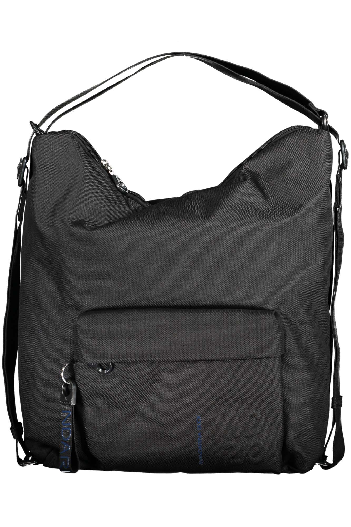 P10QMT09_NE651BLACK – Elegante schwarze Umhängetasche mit verstellbarem Schultergurt – Größe: UNI – Farbe: Nero