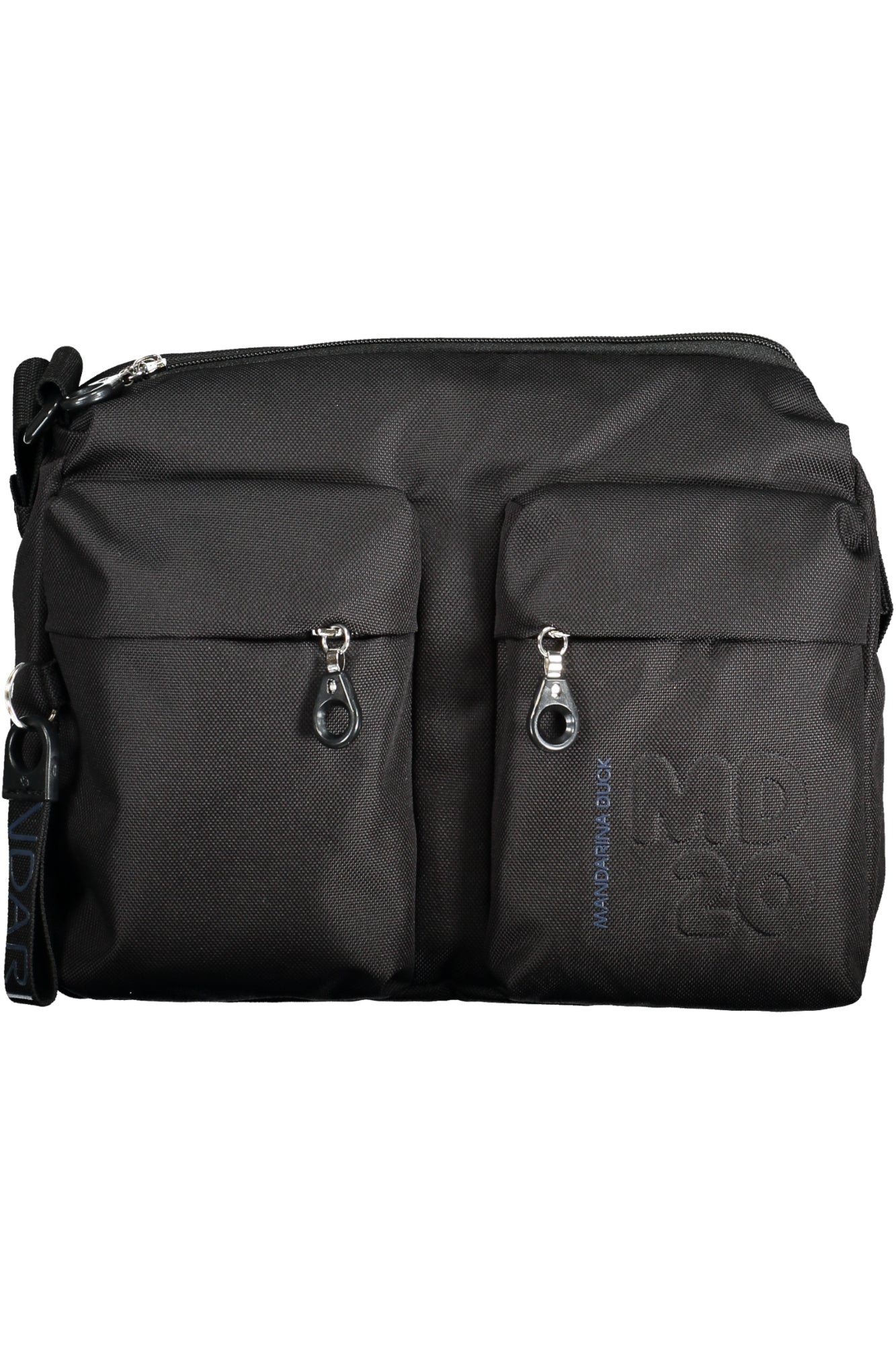 P10QMTT5_NE651BLACK – Damentasche Schwarz: Verstellbarer Gurt, Praktische Taschen, Stilvoll – Größe: UNI – Farbe: Nero