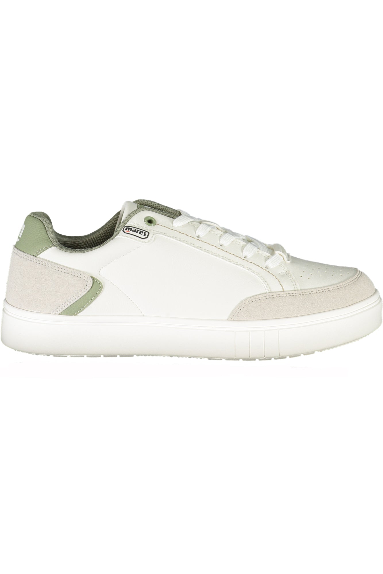 MRS23101L_BI1072WHIB – Weiße Herren-Sportschuhe mit Kontrastdetails und Schnürsenkeln – Größe: 40, 41, 42, 43, 44, 45 – Farbe: Bianco