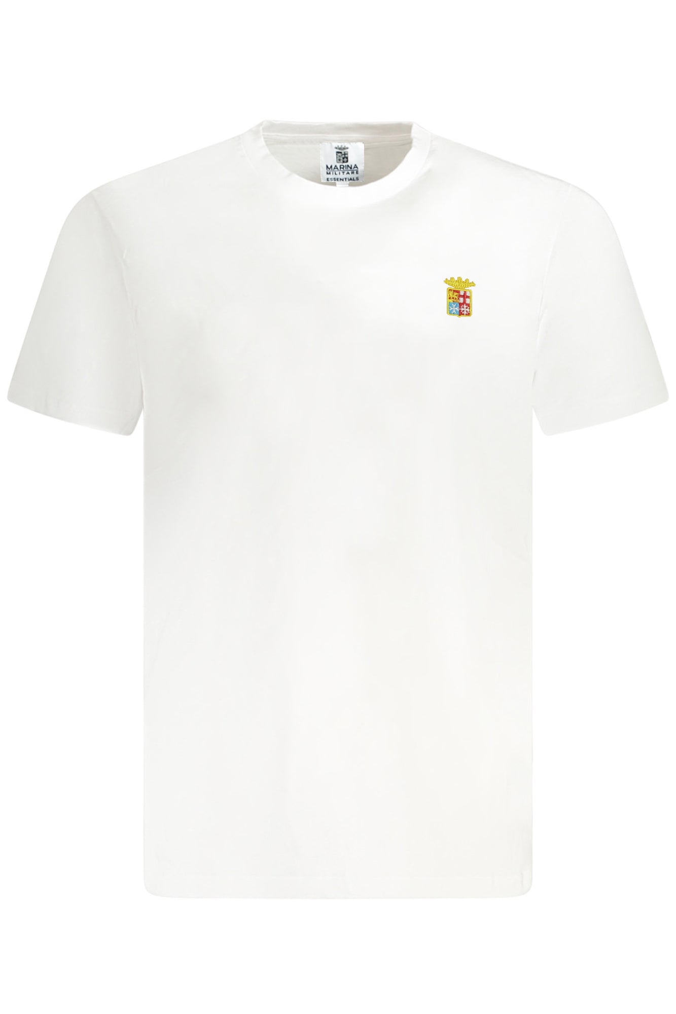 MYT0189_BI900010 – Lässiges Herren-T-Shirt Weiß mit Stickerei & Rundhals – Kurze Ärmel – Größe: M, L, XL, 2XL, 3XL – Farbe: Bianco
