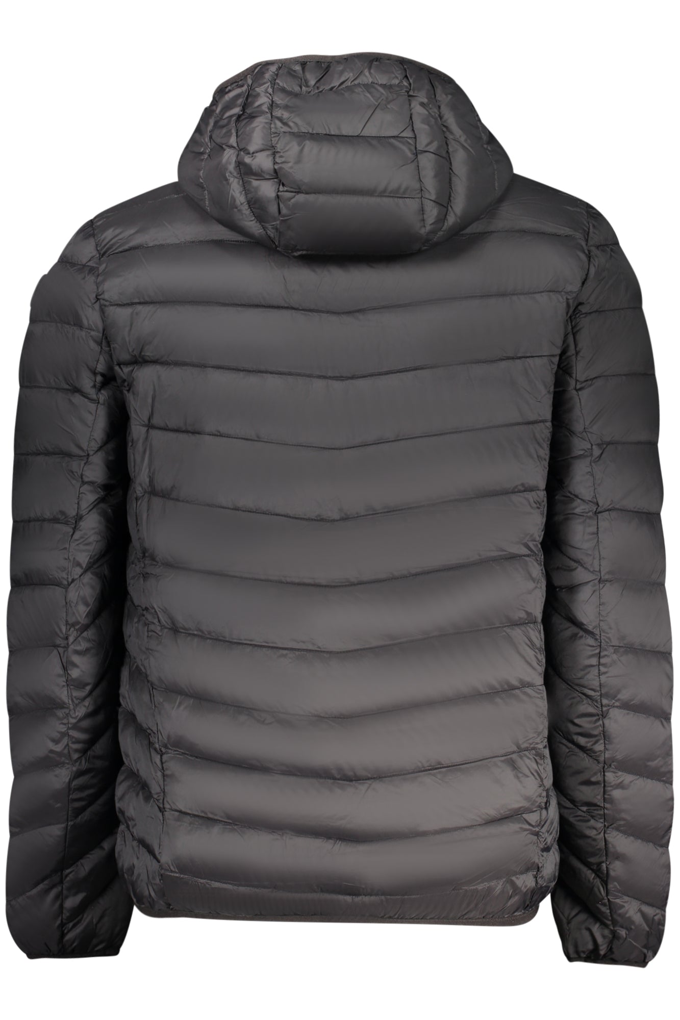 252T02014_NE99000 – Elegante Herrenjacke in Schwarz mit Kapuze und praktischem Stauraum – Größe: S, M, L, XL, 2XL, 3XL – Farbe: Nero