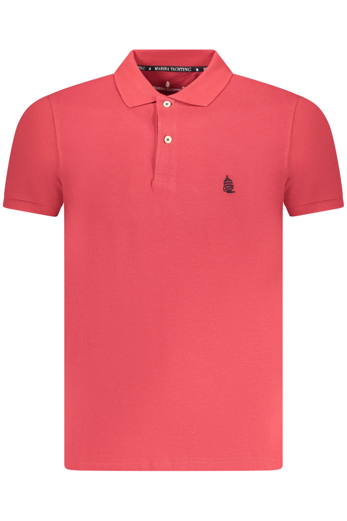 231Y04011_RO30001 – Elegantes Herren Kurzarm-Poloshirt in Rot mit Stickerei – Größe: S, 2XL, M, XL, L – Farbe: Rosso