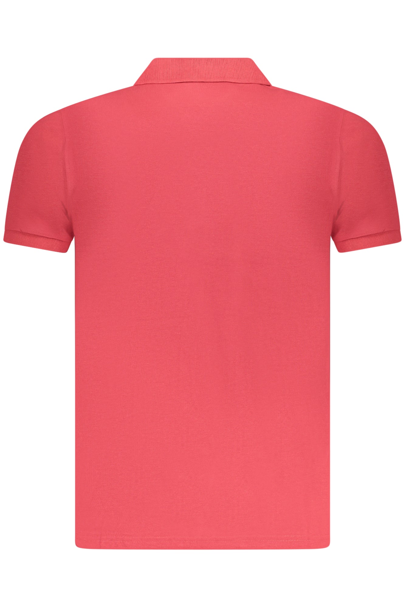 231Y04011_RO30001 – Elegantes Herren Kurzarm-Poloshirt in Rot mit Stickerei – Größe: S, 2XL, M, XL, L – Farbe: Rosso
