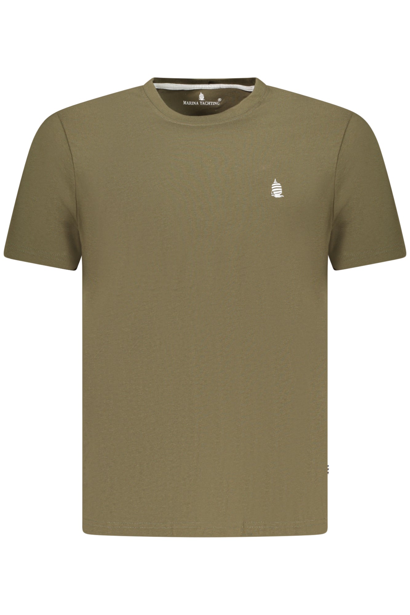 251Y04001_VE75000 – Grünes Herren T-Shirt mit Rundhals und Print – Stilvoll und Bequem – Größe: S, M, L, XL, 2XL, 3XL – Farbe: Verde