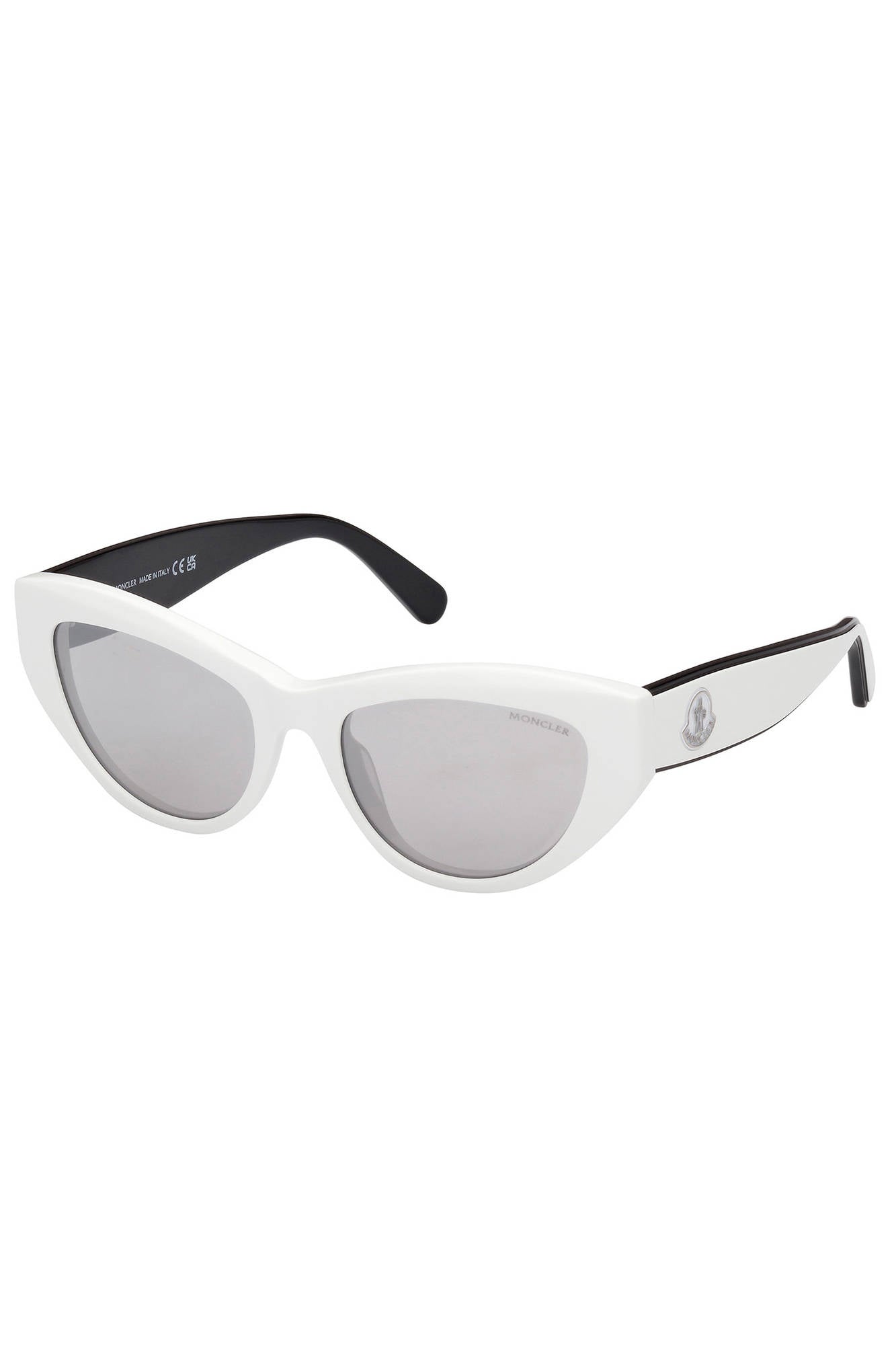 ML0258S_BIANCO_21C – Damen Sonnenbrille: Modernes Design mit Verspiegeltem Rauchglas – Größe: UNI – Farbe: Bianco