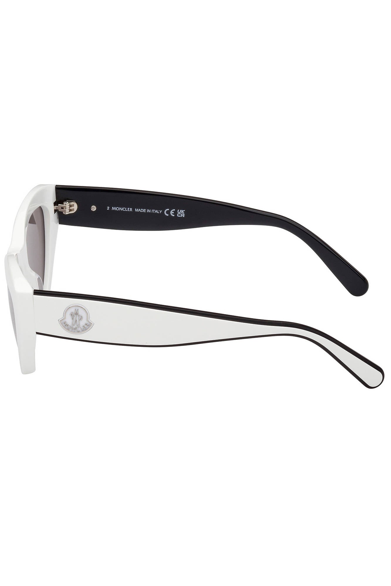 ML0258S_BIANCO_21C – Damen Sonnenbrille: Modernes Design mit Verspiegeltem Rauchglas – Größe: UNI – Farbe: Bianco