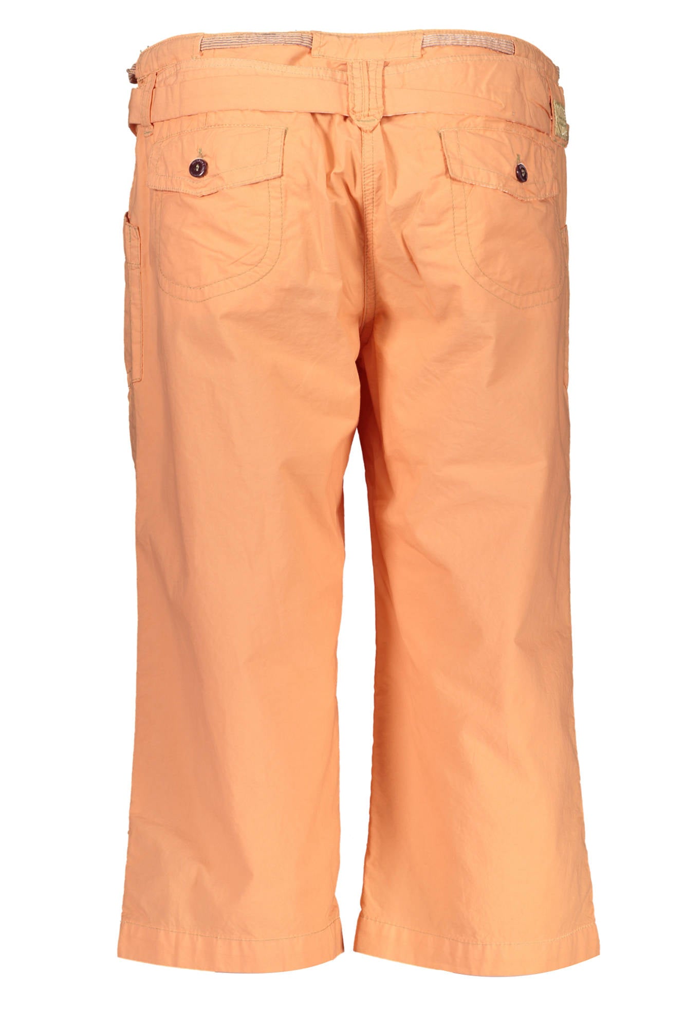 J71400-CAPRICE_ARANCIO_D92271 – Damen Bermuda-Shorts Orange mit Gürtel und Reißverschluss – Größe: 32 – Farbe: Arancione