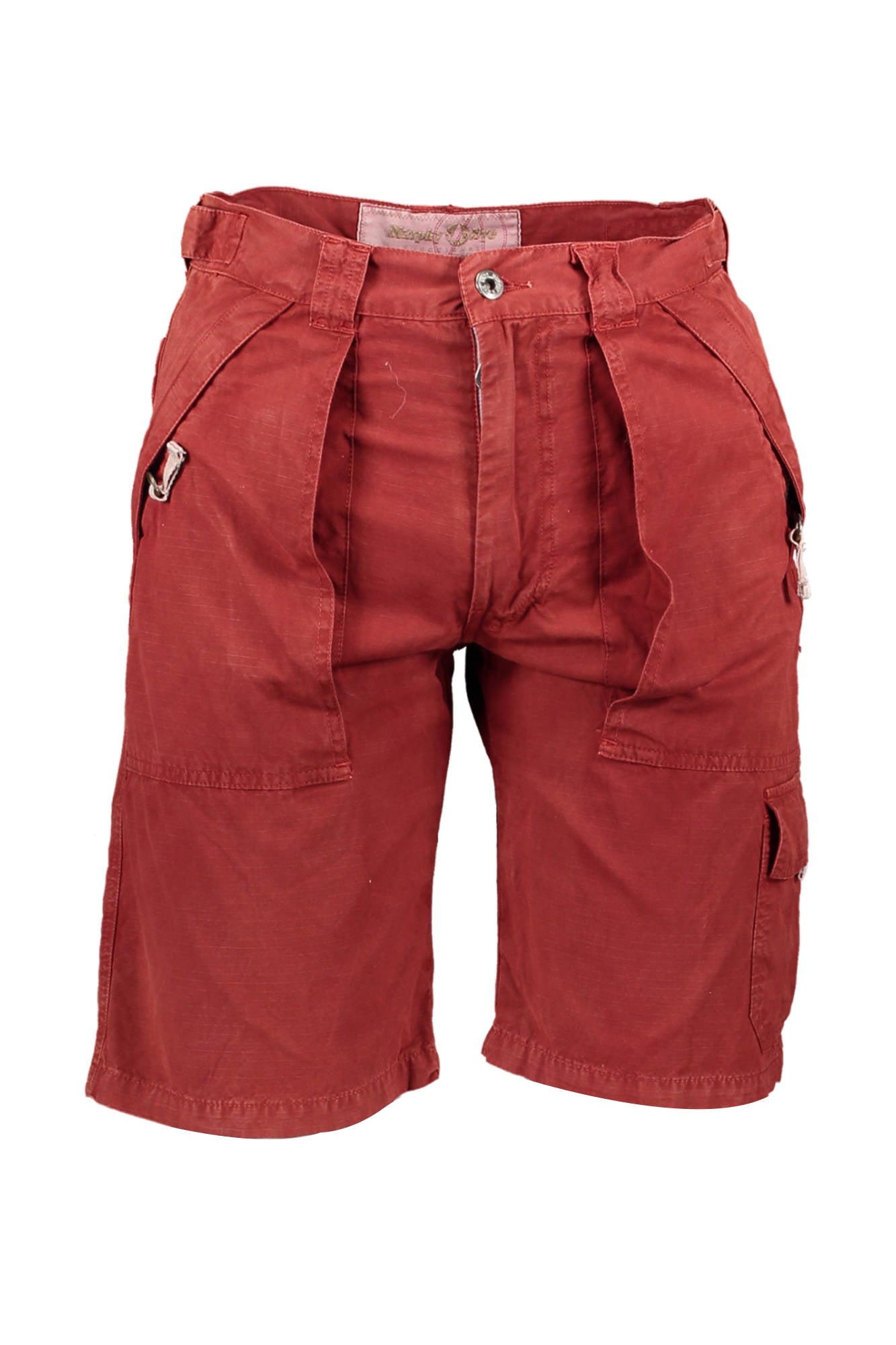 5068-YEOVILY_ROSSO_0135 – Herren Bermuda-Shorts Rot mit praktischen Taschen und Reißverschluss – Größe: 30 – Farbe: Rosso