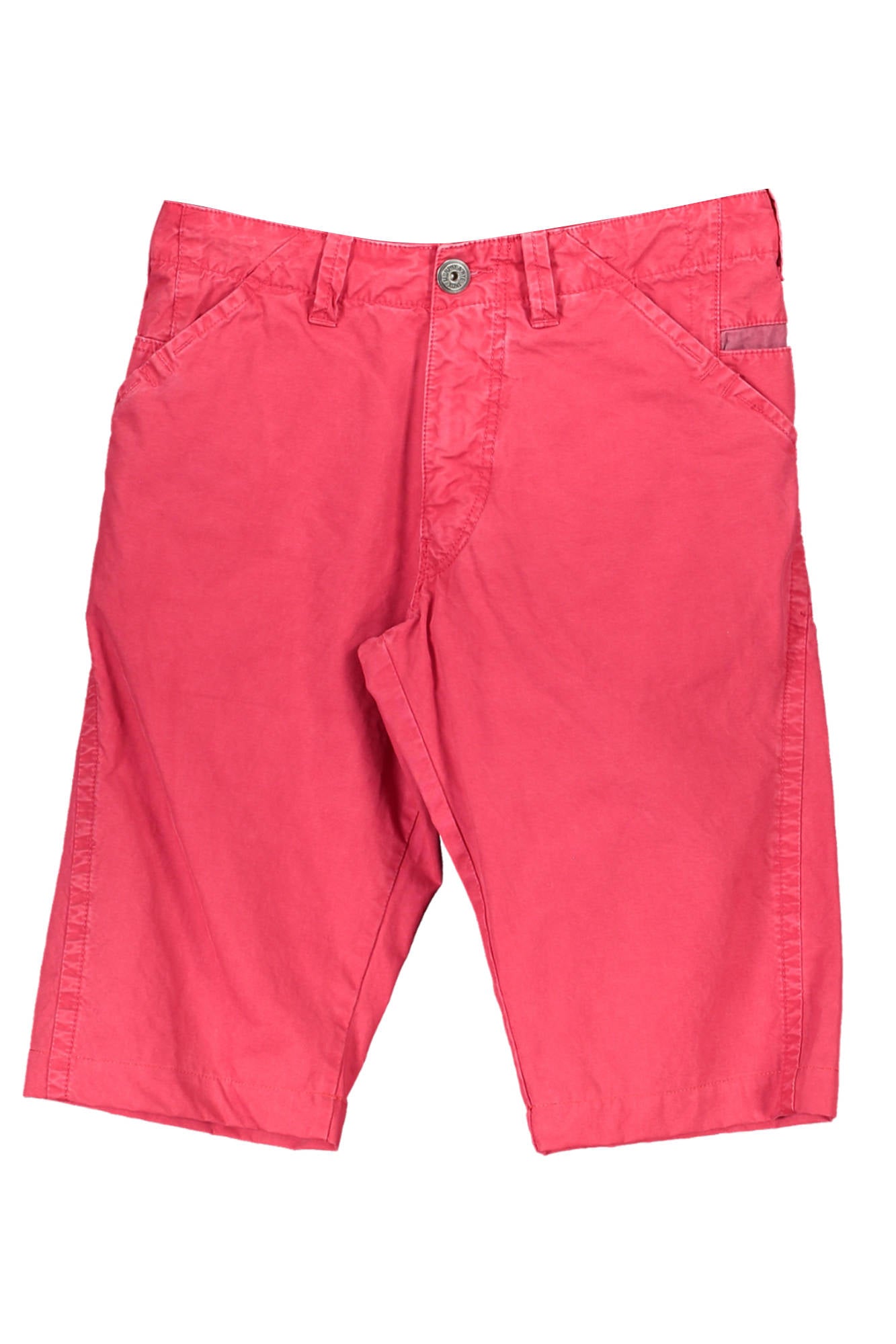 531600-GILLMORE_ROSSO_C01290 – Herren Bermuda Shorts Rot - Stilvolle 5-Pocket mit Knopf & Reißverschluss – Größe: 29 – Farbe: Rosso