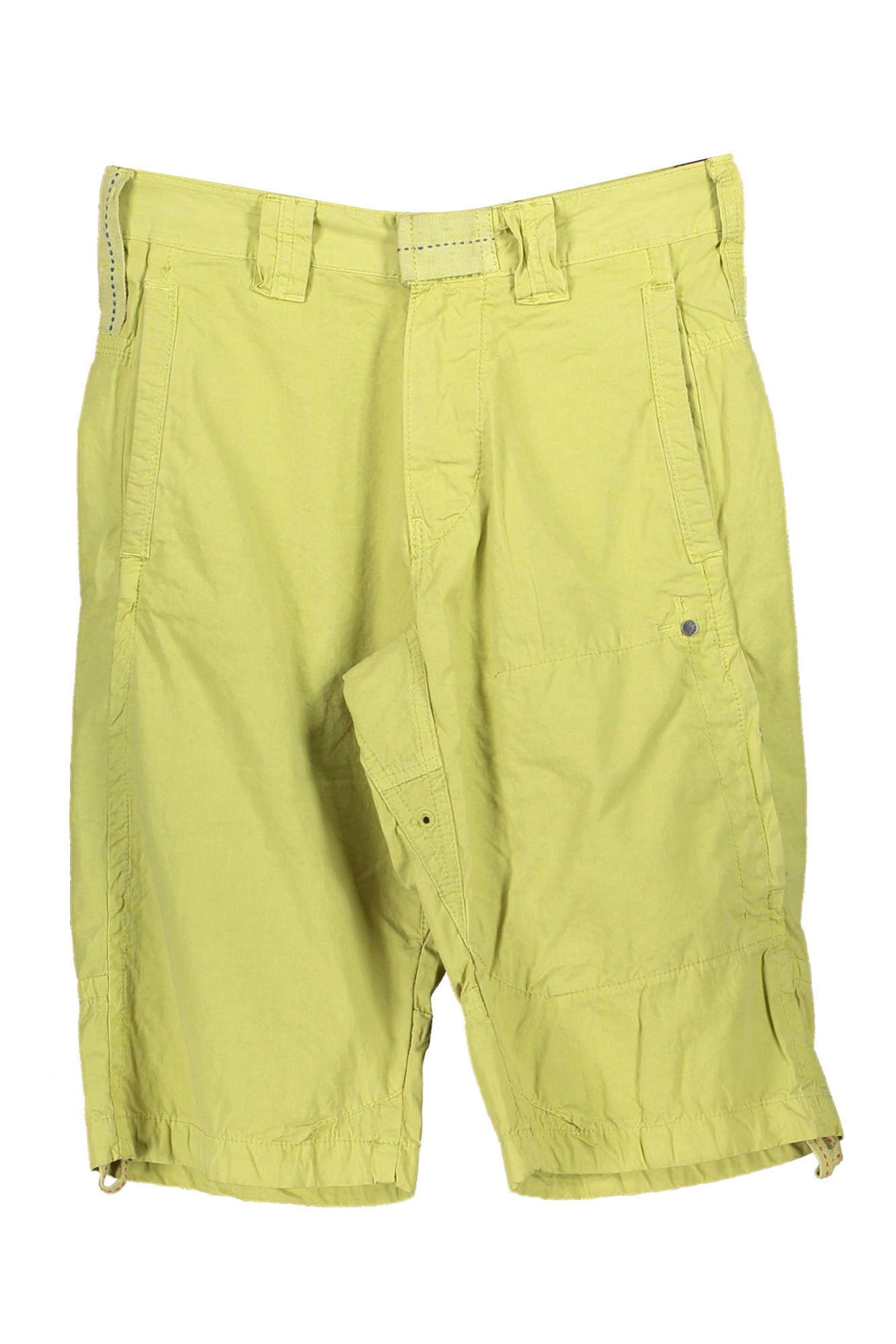 580100-EDENTON_VERDE_E03550 – Herren Bermuda-Shorts Grün mit Taschen und Reißverschluss – Größe: 28 – Farbe: Verde