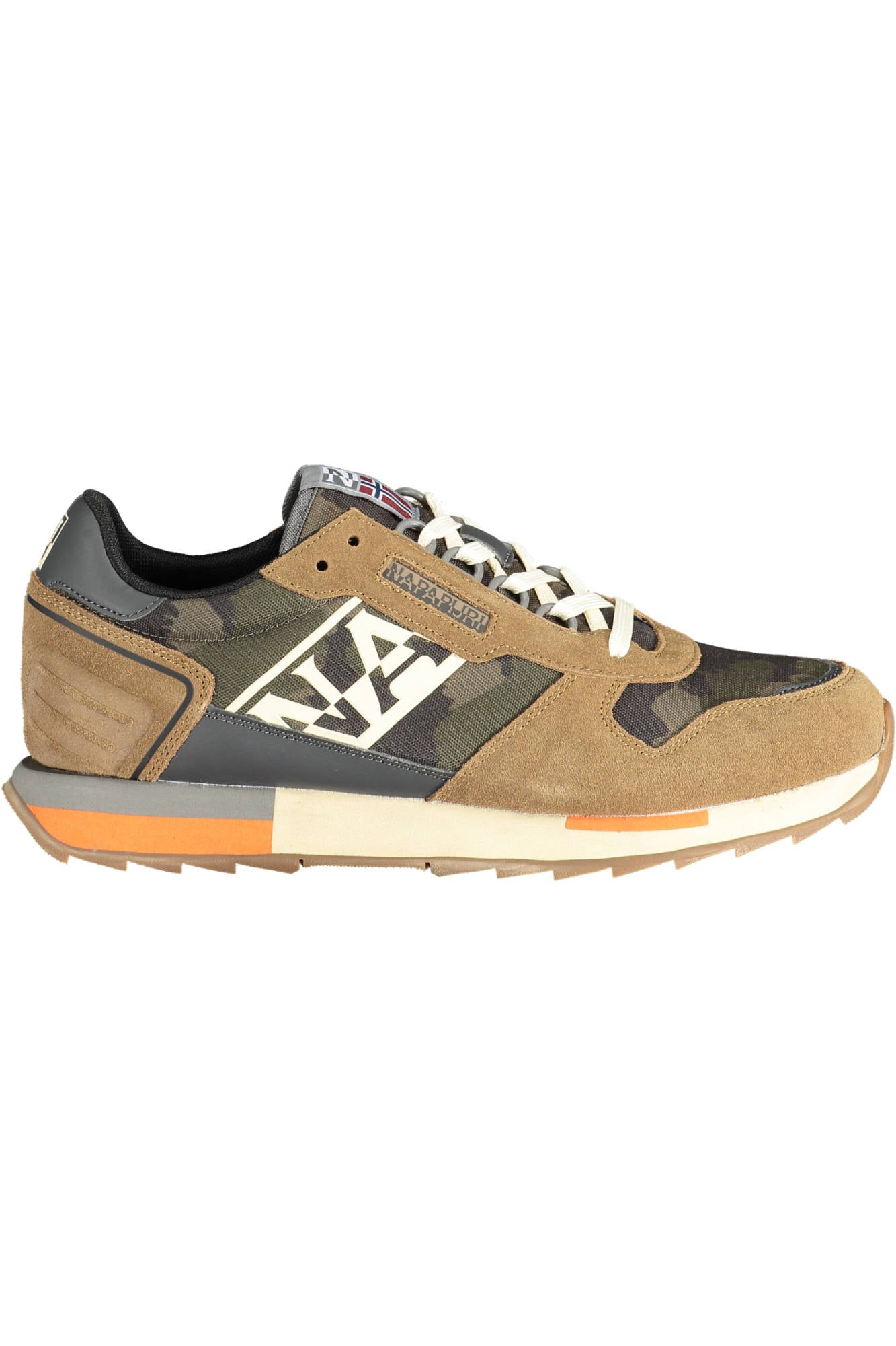 NP0A4H7T-F2VIRTUS02NYC_BEIGE_FC1 – Stylischer Herrensneaker Beige mit Kontrastdetails und Schnürung – Größe: 40, 41, 42, 43, 44, 45 – Farbe: Beige