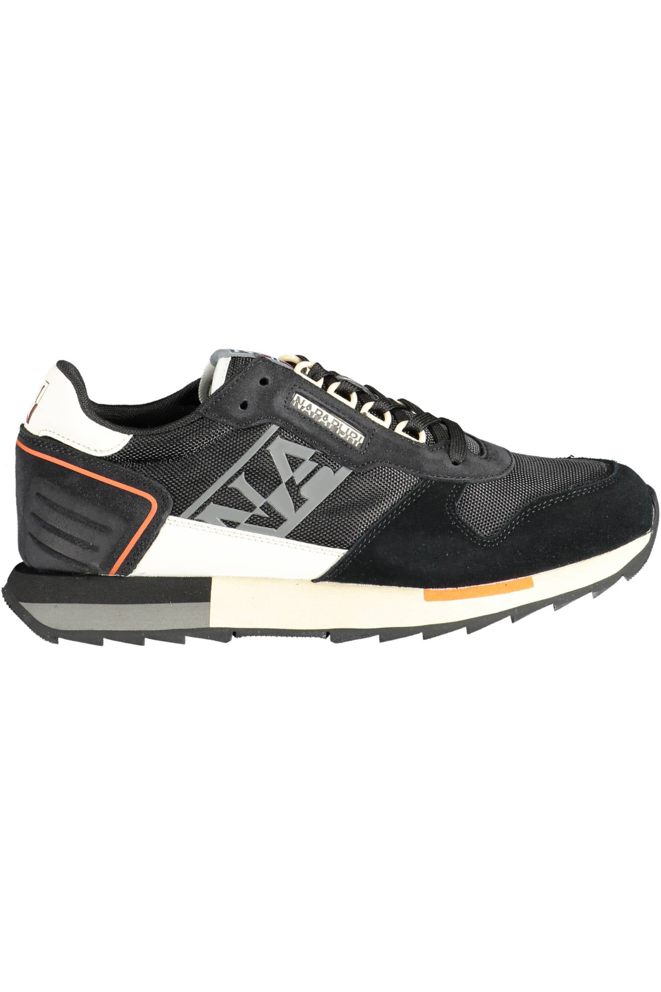NP0A4H6J-F2VIRTUS02SCO_NERO_Z02 – Stylischer Herrensportschuh in Schwarz mit kontrastierenden Details – Größe: 40, 41, 42, 43, 44, 45 – Farbe: Nero