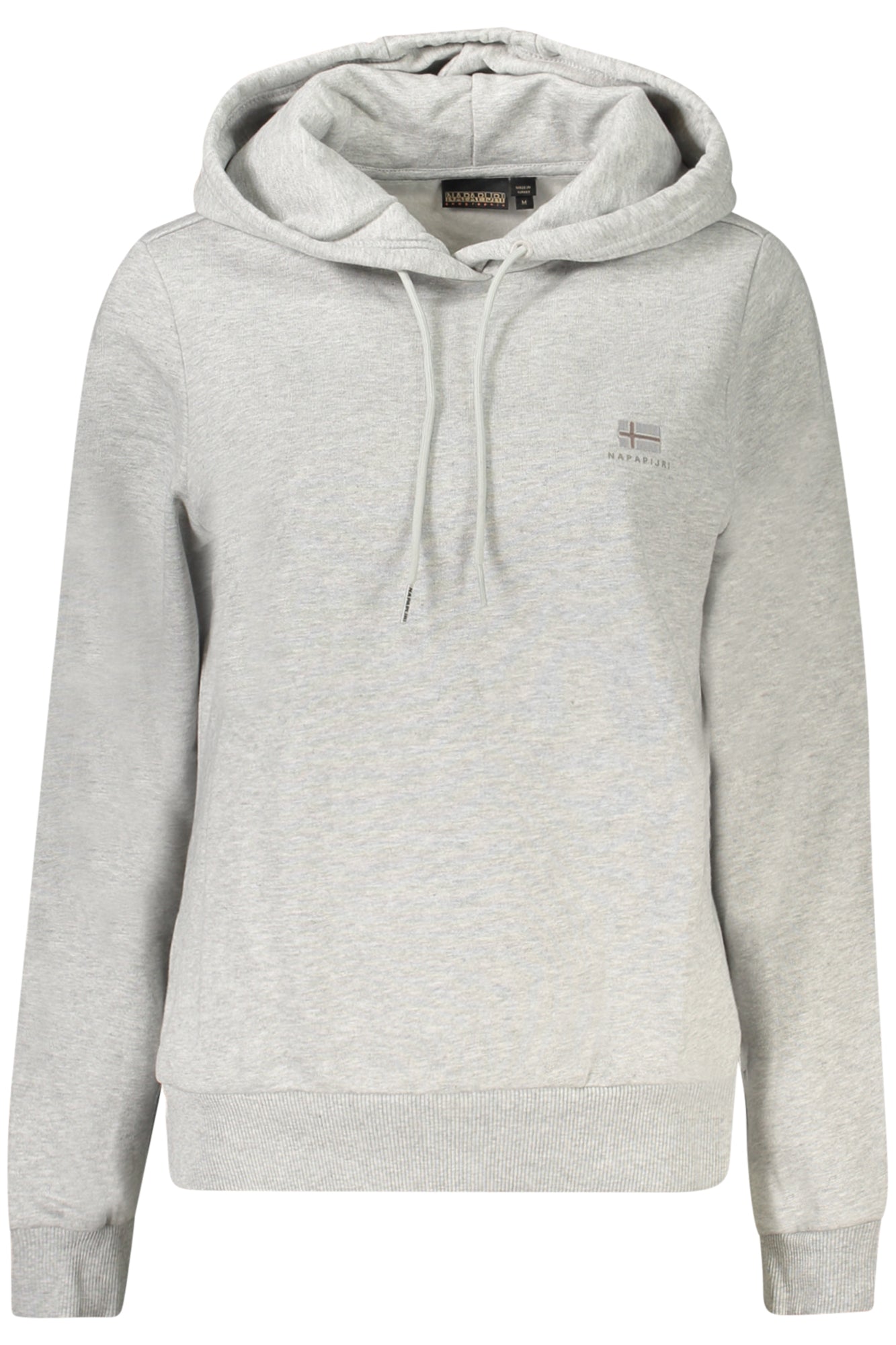 NP0A4HCBBNINAHWINT_GR795 – Graues Damen-Sweatshirt: Kapuzenpullover, Regular Fit, Stickerei – Größe: 2XS, XS, S, M, L, XL – Farbe: Grigio