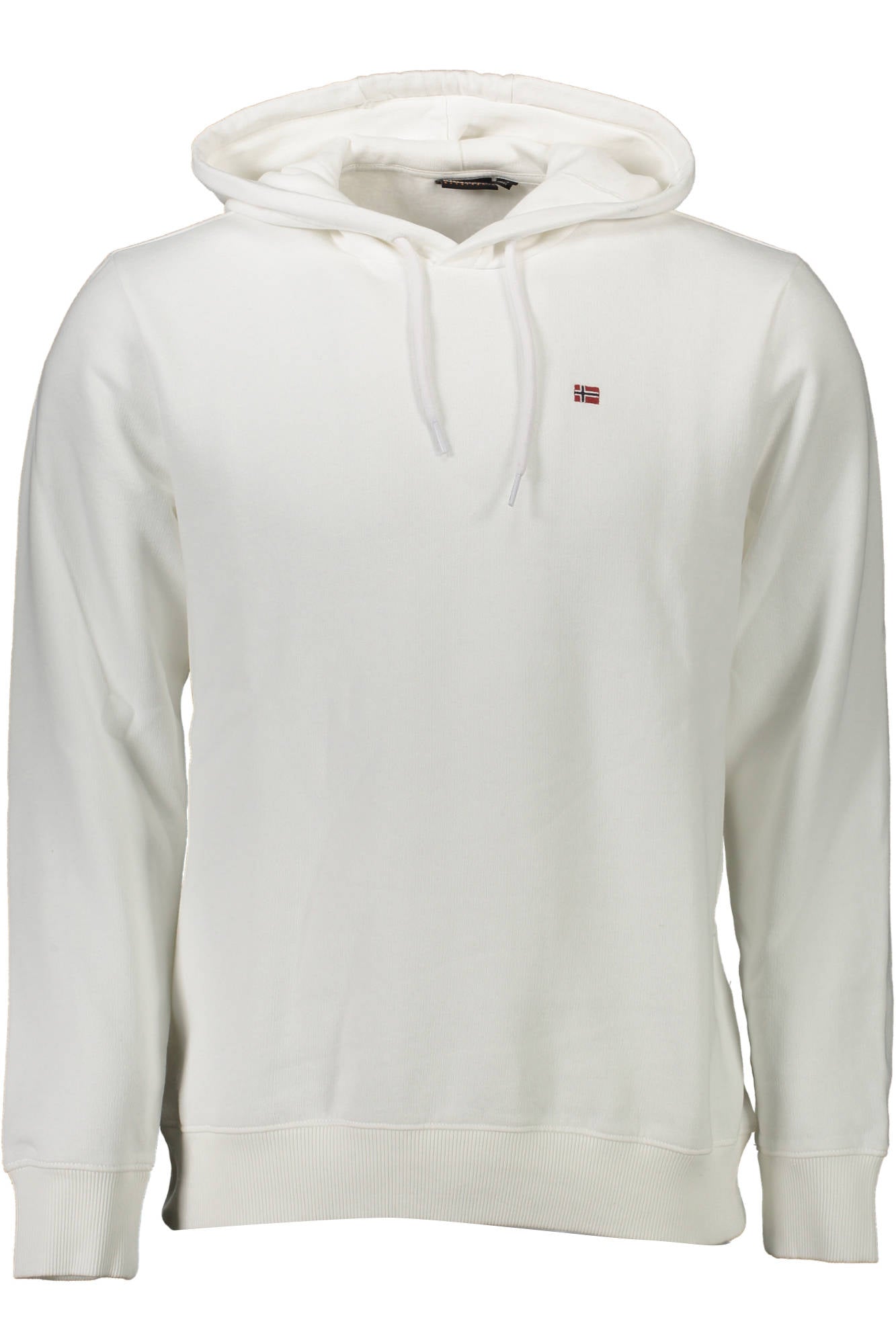 NP0A4FQV-BALIS-HOOD_BIANCO_002-BRIGHTWHITE – Weißes Herren-Sweatshirt: Nachhaltiger Hoodie aus Bio-Baumwolle – Größe: 2XL – Farbe: Bianco