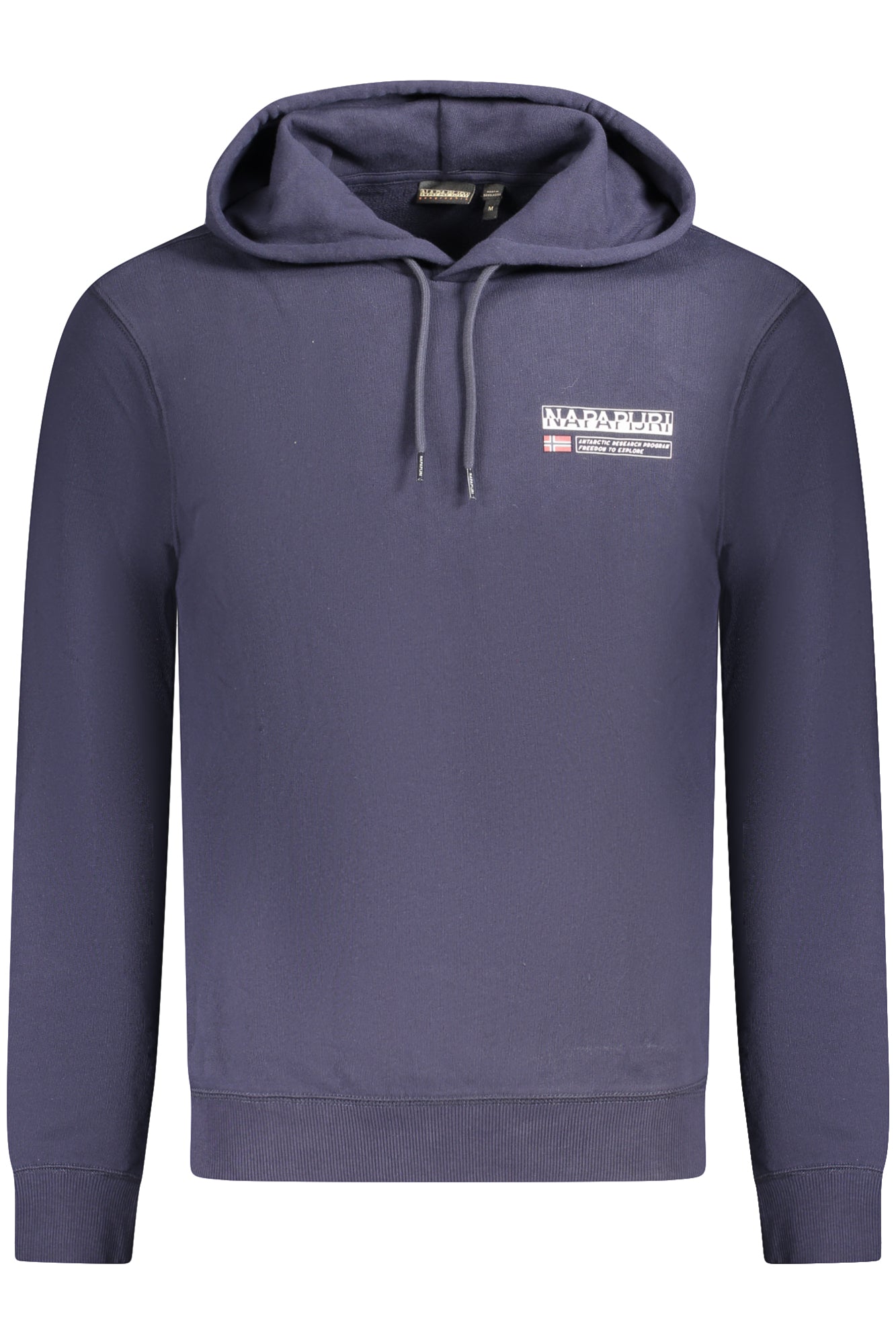 NP0A4HPBBKASBAH_BL176 – Blaues Herren-Sweatshirt mit Kapuze – Angeraut & Regular Fit – Größe: S, M, L, XL, 2XL, 3XL – Farbe: Blu