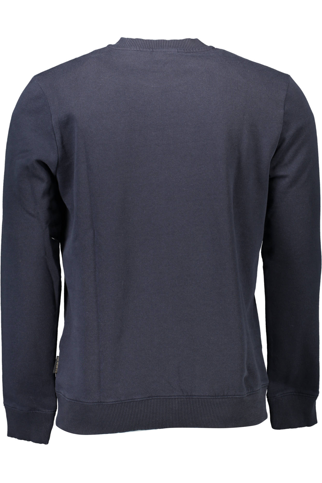 NP0A4FQW-BALIS-CREW-1_BLU_176-BLU-MARINE – Herren-Sweatshirt Blau - Bio-Baumwolle, Stickerei, Langarm – Größe: S, M, L, XL, 2XL, 3XL – Farbe: Blu, Grigio