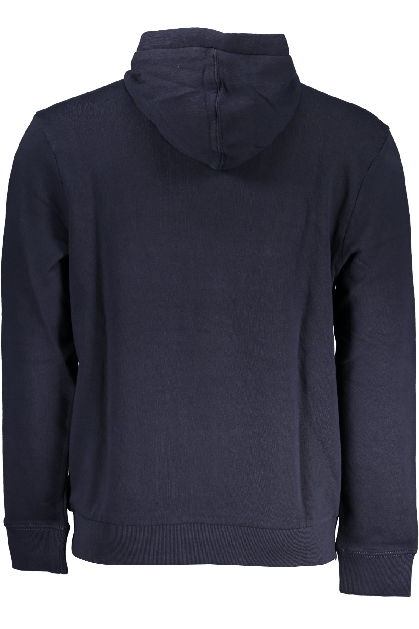 NP0A4GBGBURGEESUM4_BL176 – Herren Kapuzen-Sweatshirt Blau mit Logo und zentraler Tasche – Größe: 2XS, XS, S – Farbe: Blu