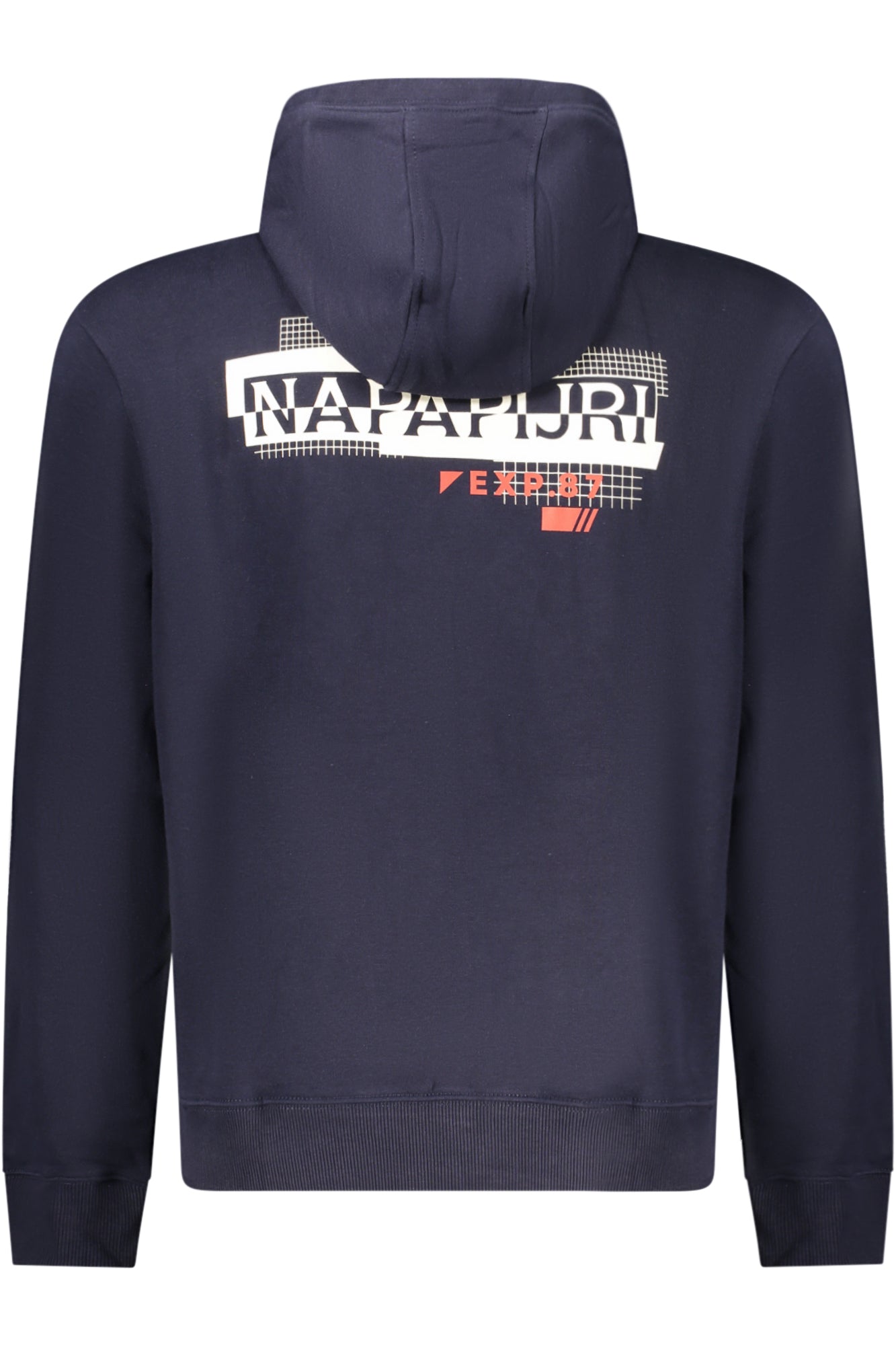NP0A4HZTBFORNETH_BL176 – Herren Kapuzen-Sweatshirt Blau: Regular Fit, Kängurutasche, Gefüttert – Größe: S, M, L, 2XL, XL, 3XL – Farbe: Blu