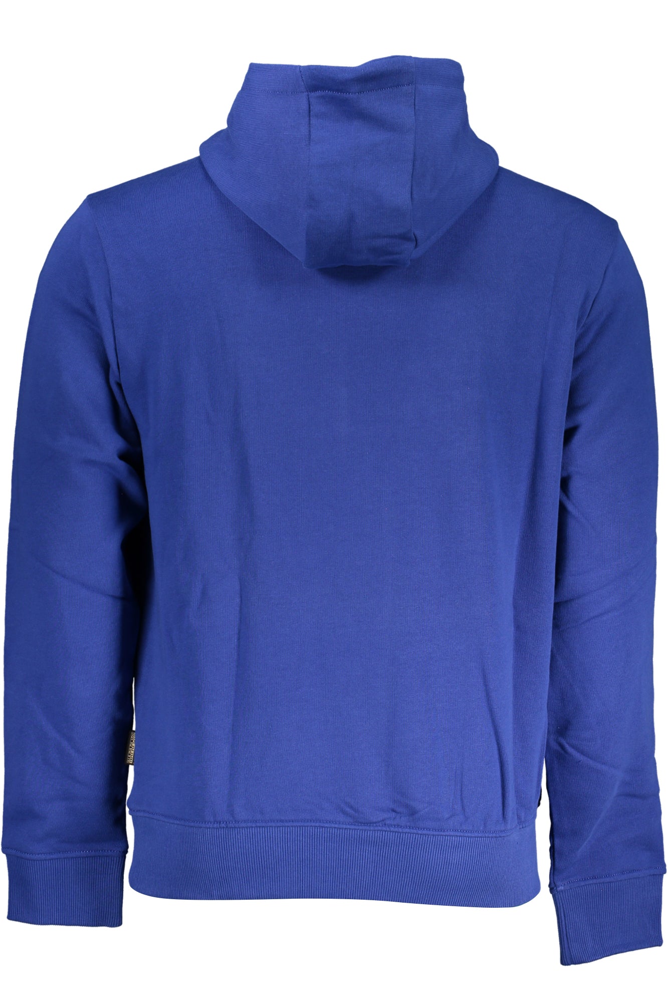 NP0A4H8ABALISHSUM_BLB5A – Blaues Herren-Kapuzensweatshirt: Angeraut, Stickerei, Kängurutasche – Größe: 2XL, 3XL – Farbe: Blu