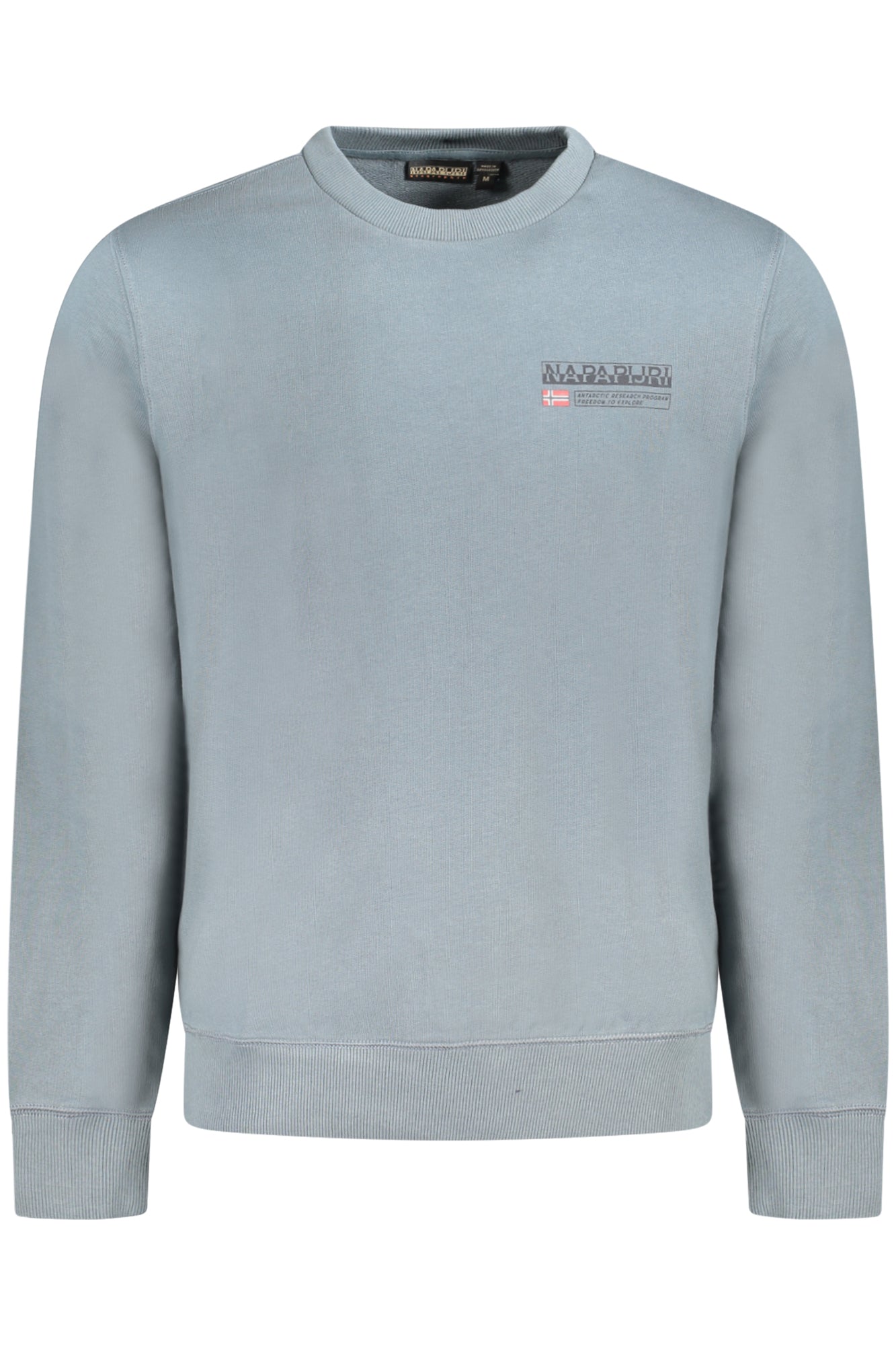 NP0A4HPCBKASBAC_GRG1Y – Stylisches graues Herren-Sweatshirt ohne Reißverschluss - Regular Fit – Größe: S, M, L, XL, 2XL, 3XL – Farbe: Grigio