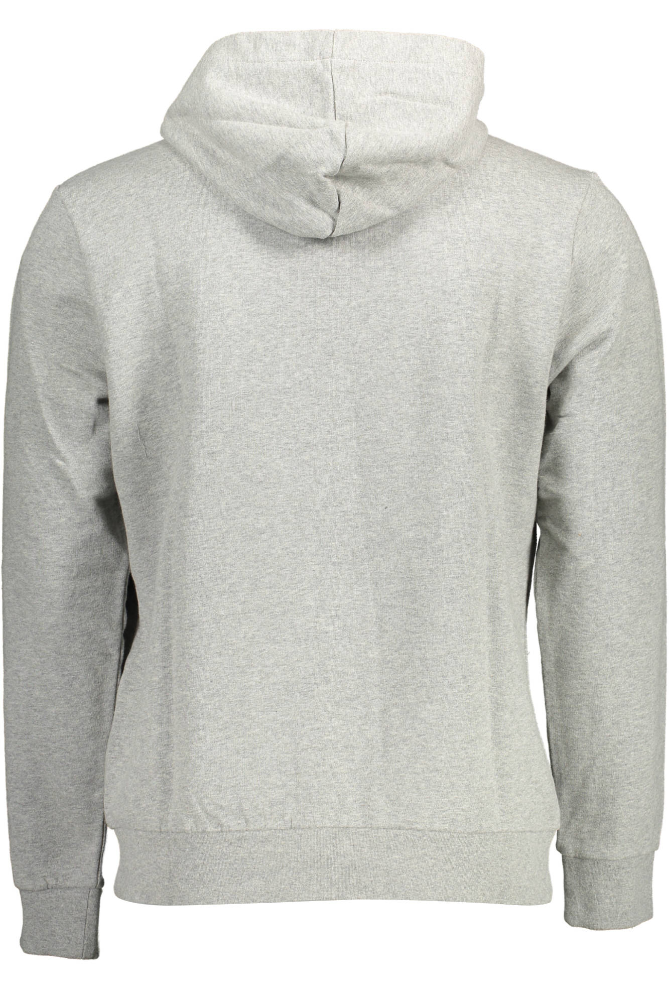 NP0A4EZ8-BERIS-H_GRIGIO_160 – Graues Herren Langarm-Sweatshirt mit Kapuze und Logo-Druck – Größe: M, L, XL, 2XL, 3XL – Farbe: Grigio