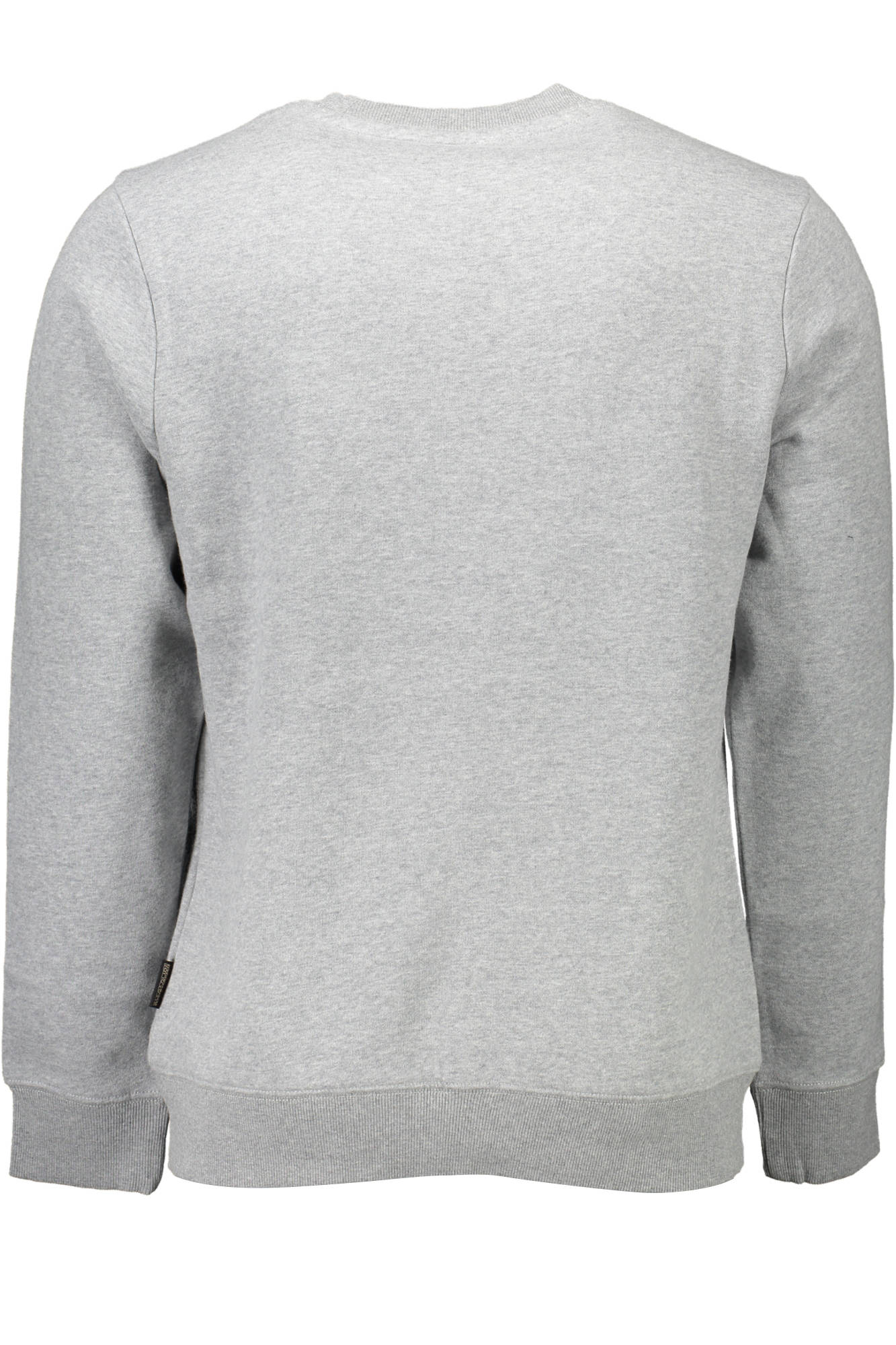 NP0A4FQU-BERBER-C-2_GRIGIO_160-MED-GREY-MEL – Graues Herren-Sweatshirt ohne Reißverschluss aus Bio-Baumwolle – Größe: 2XL – Farbe: Grigio
