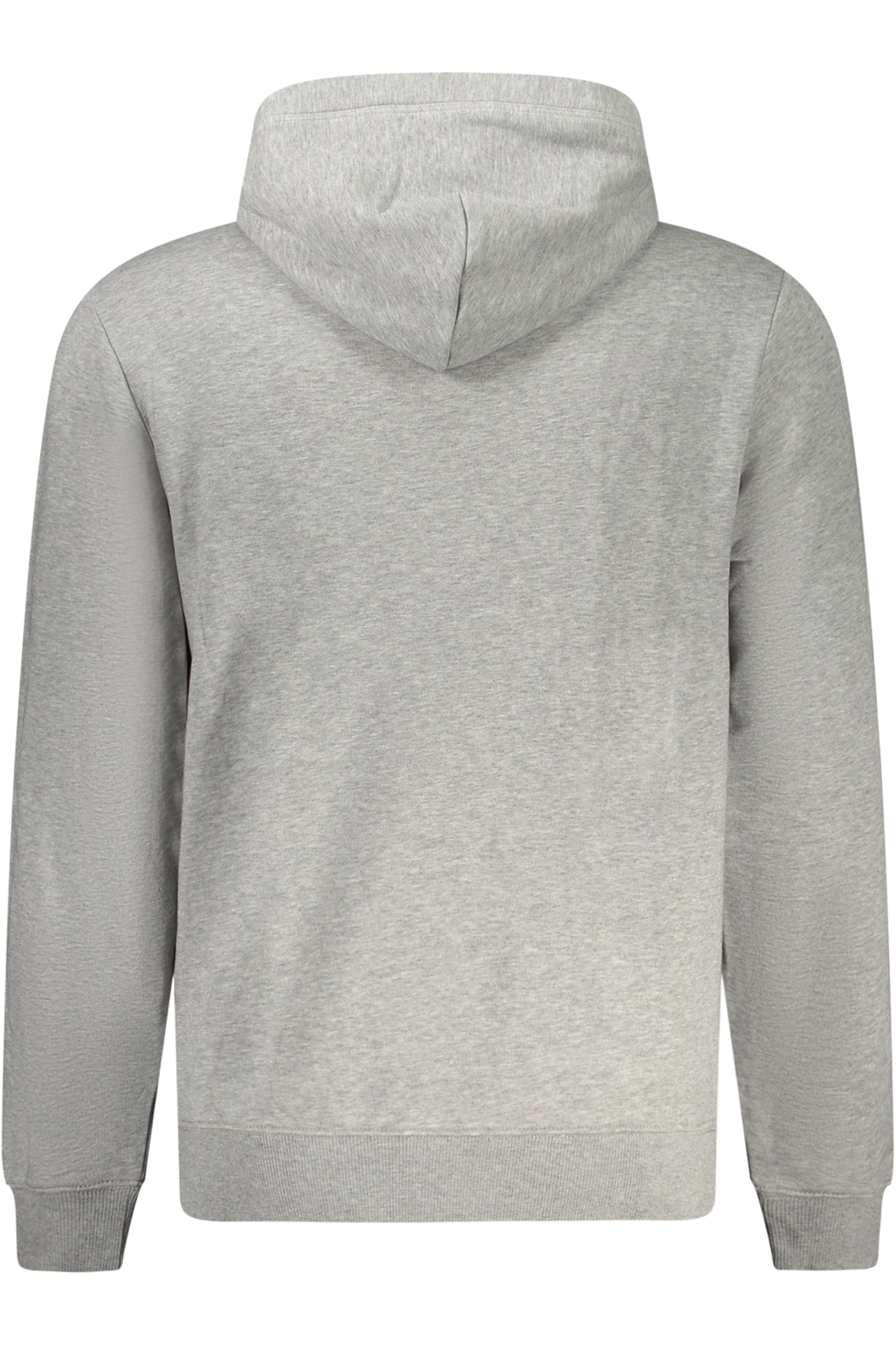 NP0A4I19BBOXLOGOH_GR160 – Grauer Herren Hoodie: Gefütterter Pullover mit Kängurutasche & Print – Größe: S, M, L, XL, 2XL – Farbe: Grigio