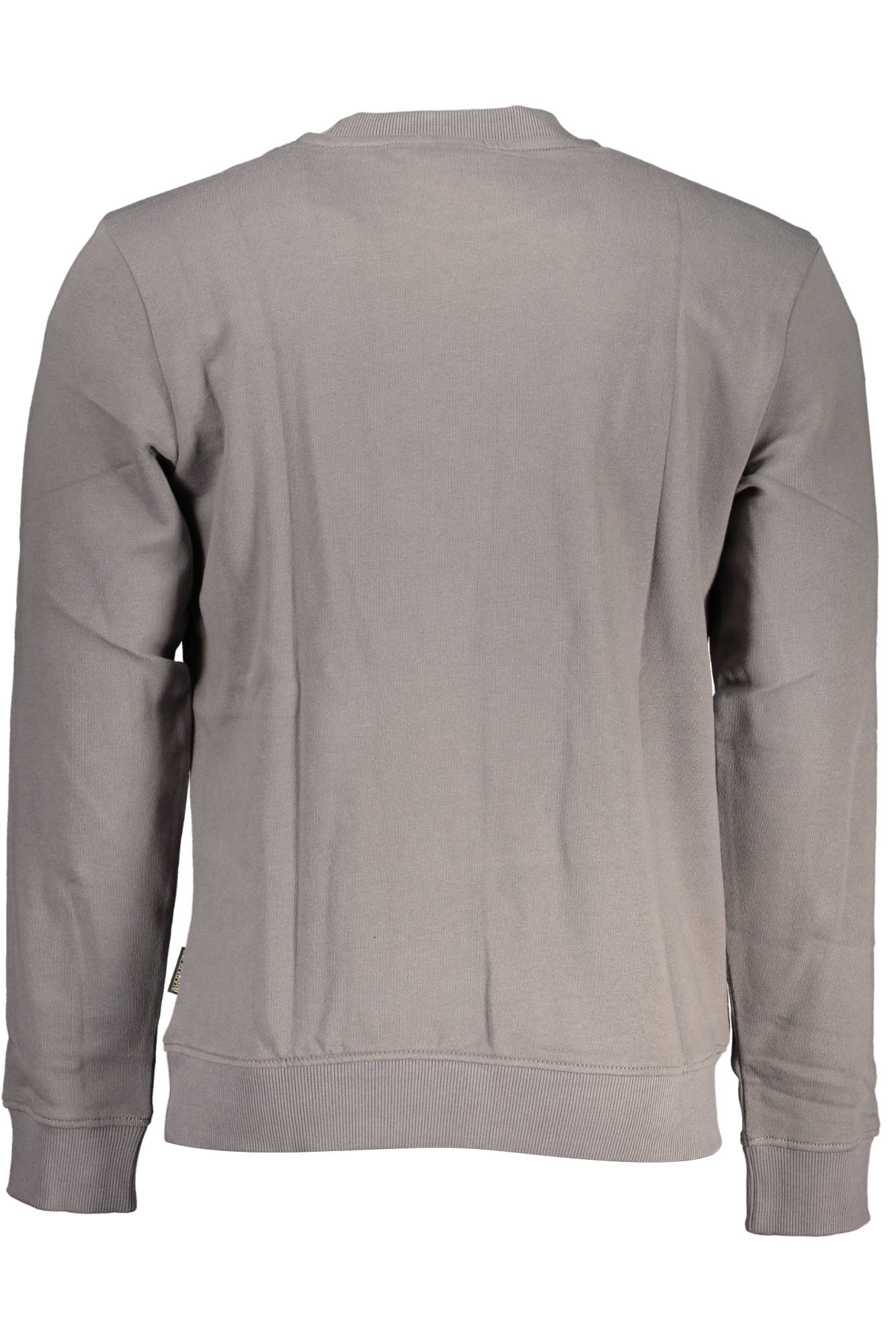 NP0A4H89-BALIS-CREW-SUM-2_GRIGIO_H31 – Stilvolles Herren-Sweatshirt in Grau mit Rundhalsausschnitt und Stickerei – Größe: S, 2XL – Farbe: Grigio