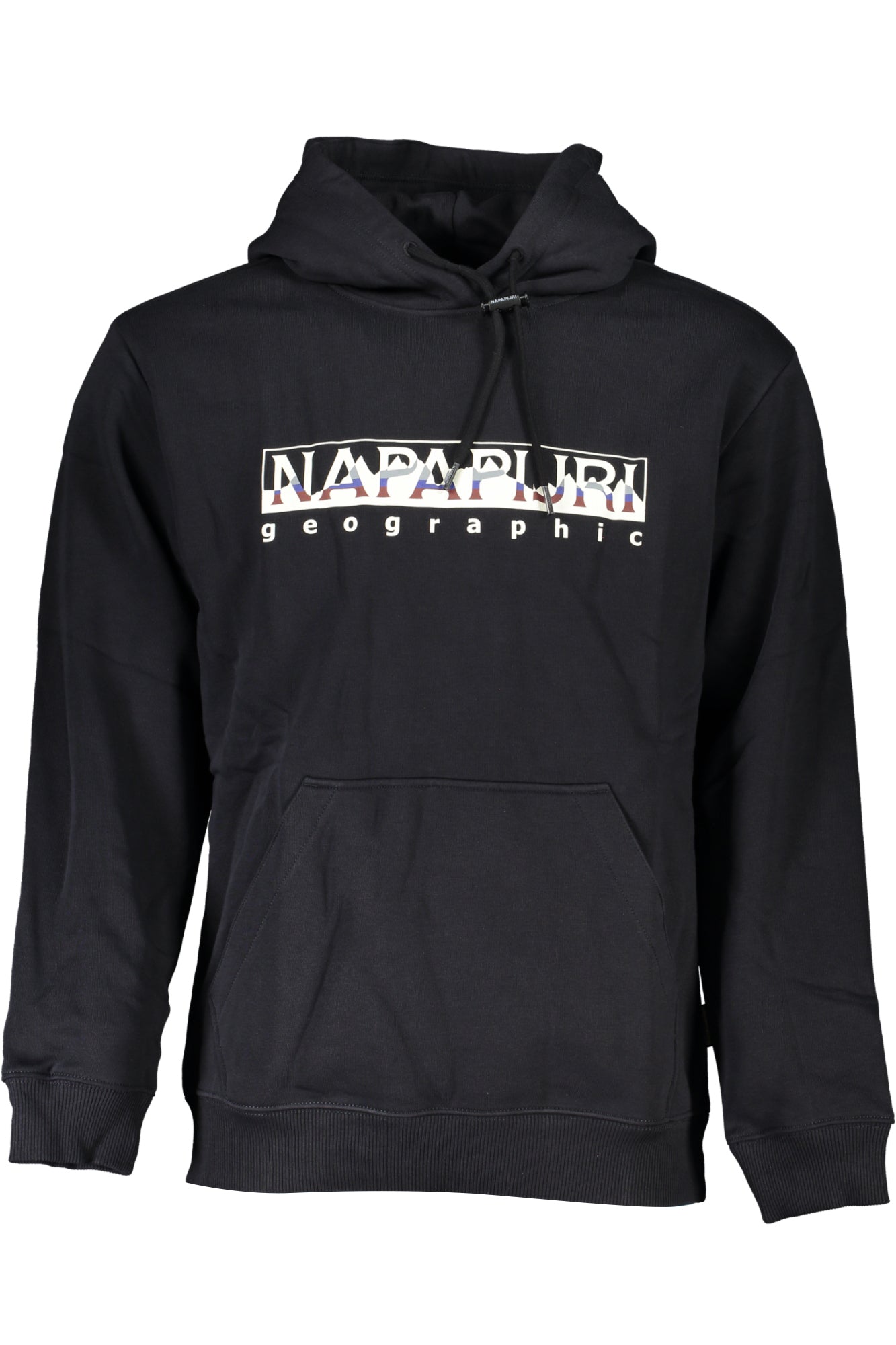 NP0A4HRBBTELEMARKH1_NE041 – Herren-Kapuzenpullover Schwarz: Lockere Passform mit Kängurutasche – Größe: S, M, L, XL, 2XL – Farbe: Nero