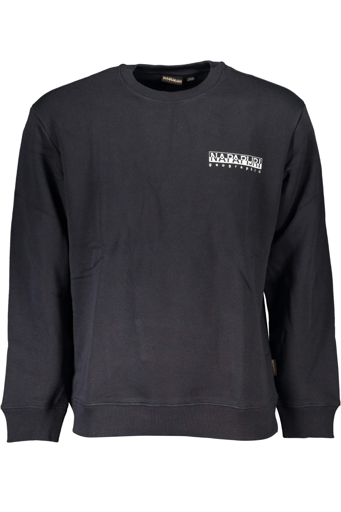 NP0A4HN1BTELEMARKC_NE041 – Herren Sweatshirt Schwarz: Bequemes Langarmshirt mit Rundhals und Logo – Größe: S, M, L, XL, 2XL – Farbe: Nero