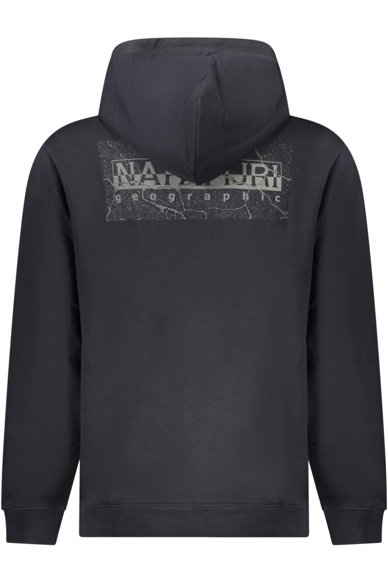NP0A4HZQBALBULAH_NE041 – Schwarzes Herren Kapuzen-Sweatshirt ohne Reißverschluss – Locker & Stilvoll – Größe: S, M, L, XL, 2XL – Farbe: Nero