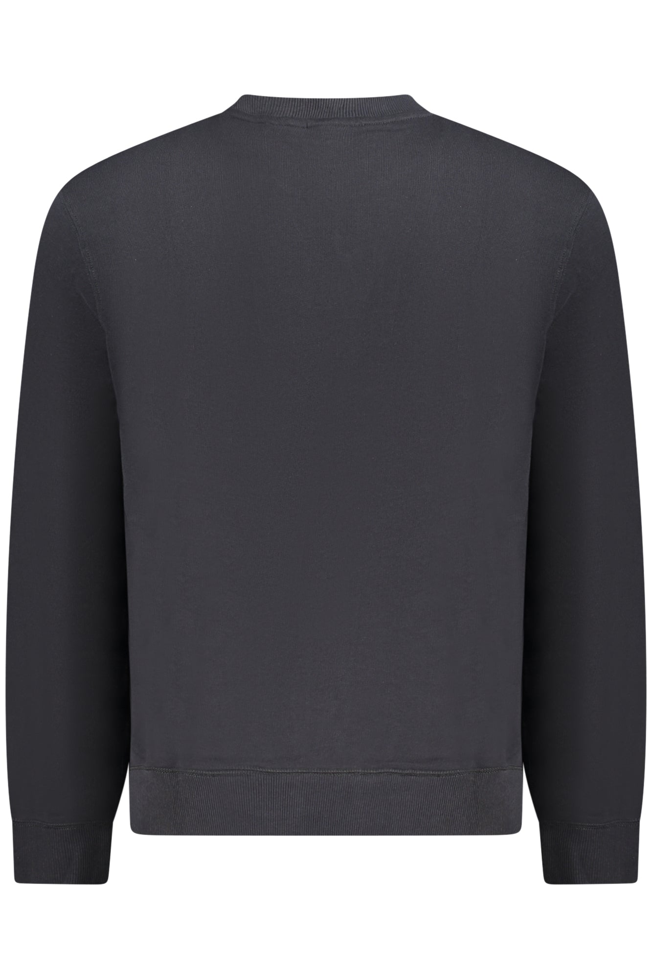 NP0A4HPCBKASBAC_NE041 – Schwarzes Herren-Sweatshirt: Langarm, Regular Fit, Bedruckt, Logo – Größe: S, M, L, XL, 2XL, 3XL – Farbe: Nero