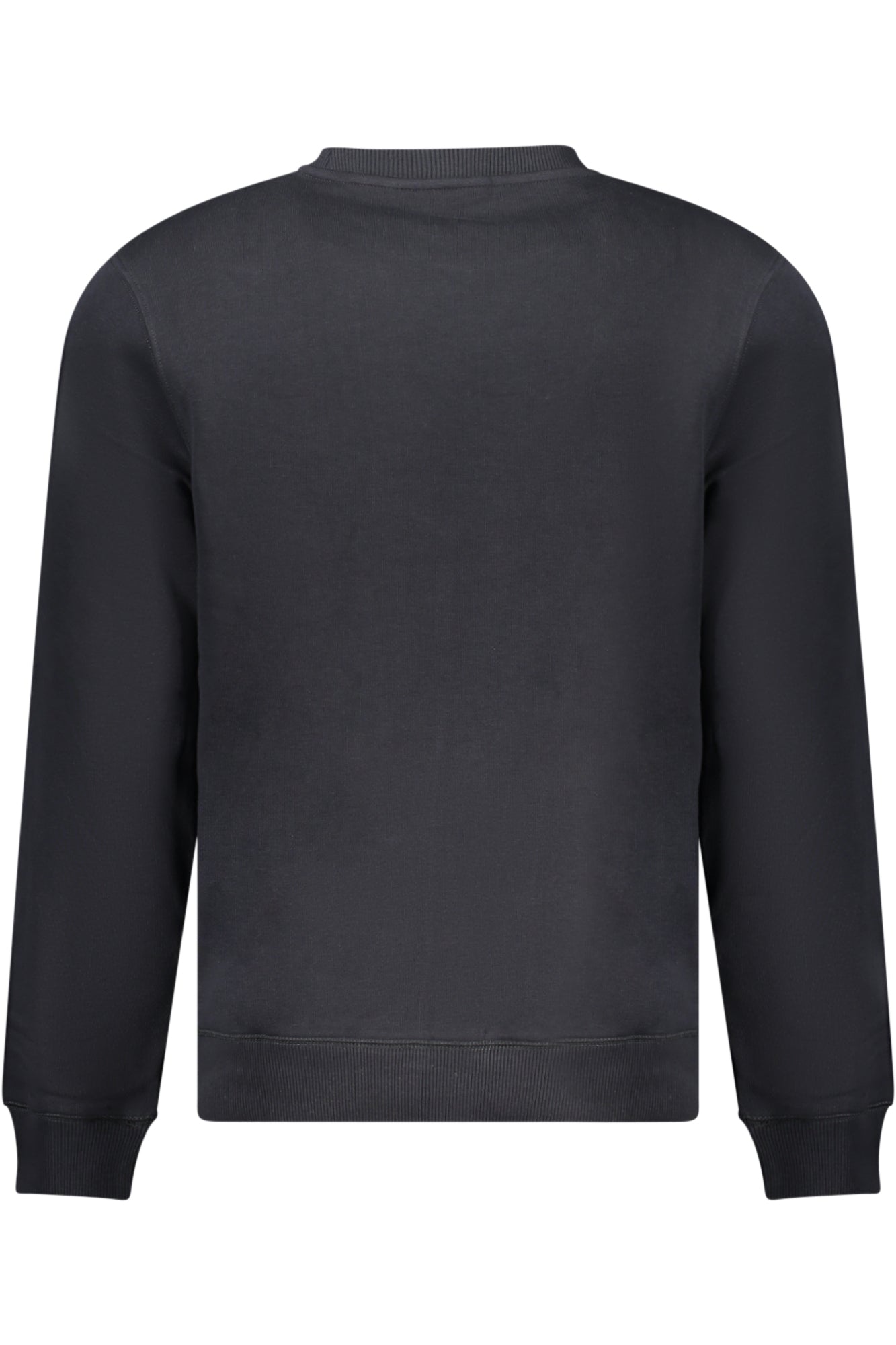 NP0A4IABBKASBACWINT_NE041 – Herren Langarm-Sweatshirt Schwarz: Regular Fit, Gefüttert, Logo-Druck – Größe: S, M, L, XL, 2XL, 3XL – Farbe: Nero