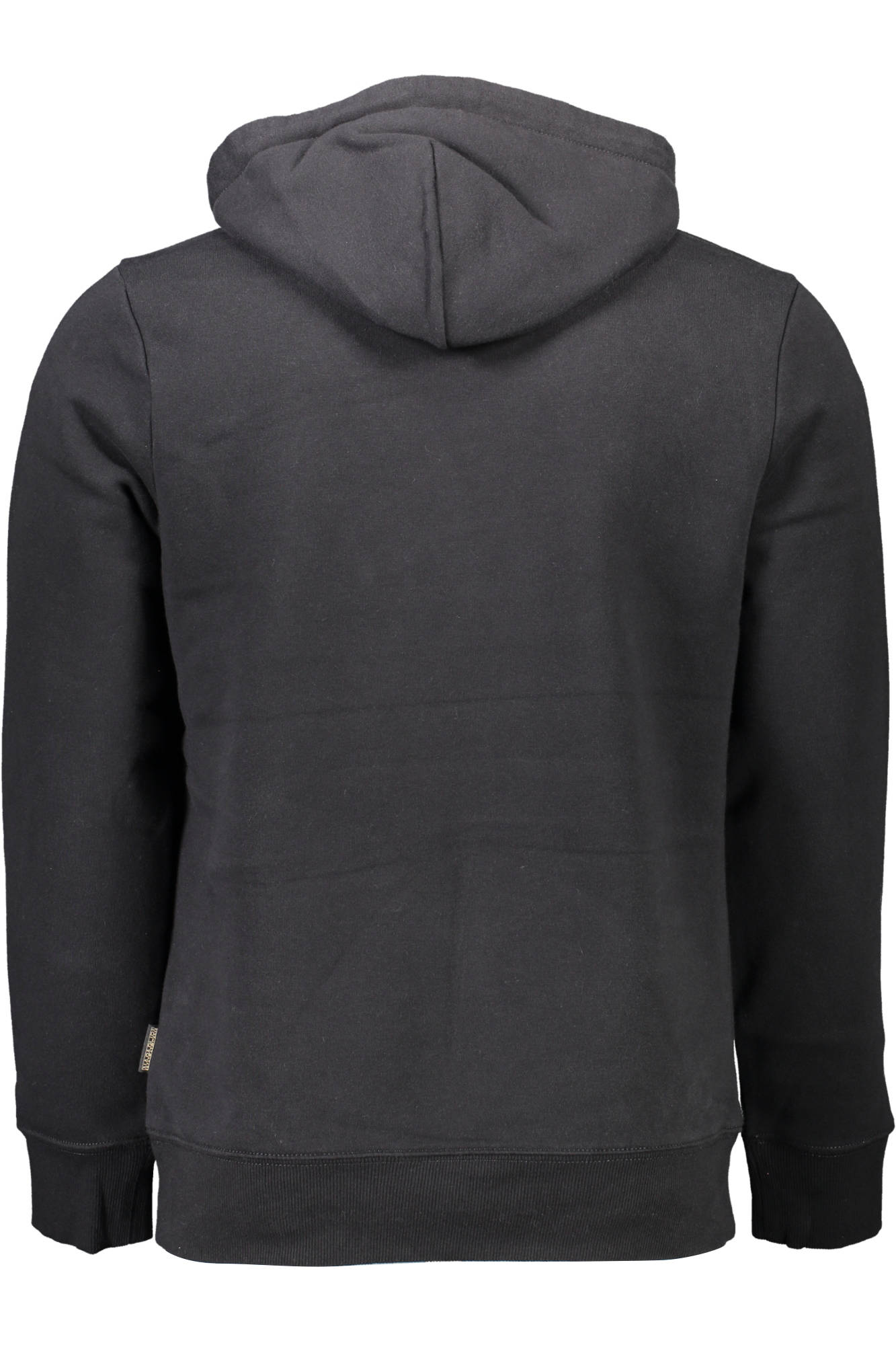 NP0A4FQT-BERBER-H-2_NERO_041-BLACK – Herren Kapuzensweatshirt Schwarz aus Bio-Baumwolle mit Stickerei – Größe: 2XL – Farbe: Nero