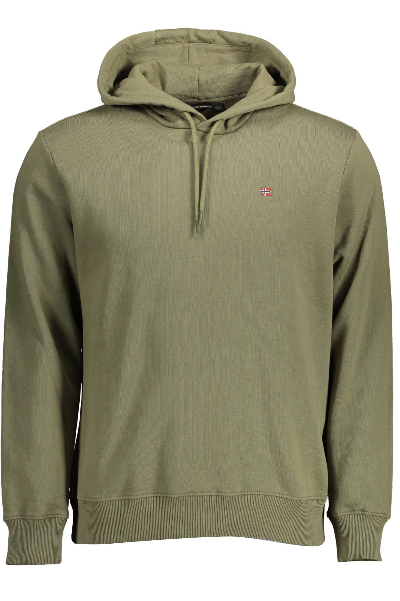 NP0A4FQV-BALIS-HOOD_VERDE_GAE – Stylisches Herren-Sweatshirt in Grün aus Bio-Baumwolle mit Kapuze – Größe: XS – Farbe: Verde