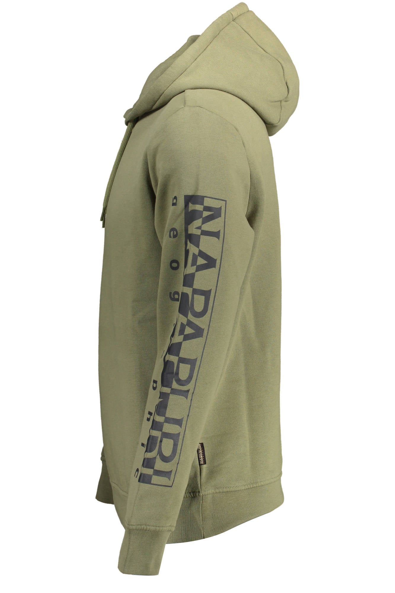 NP0A4H9A-BADAS-H-1_VERDE_GAE – Grüner Herren Kapuzenpullover mit Logo und Aufdruck - Langarm – Größe: 2XL – Farbe: Verde