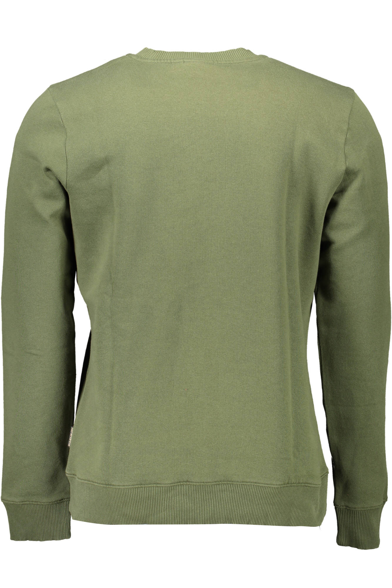 NP0A4FQWBALISCREW1_31E3792_VERDEGE4GR – Herren Sweatshirt Grün: Langarm, Regular Fit, Stickerei, Bio-Baumwolle – Größe: XS – Farbe: Verde