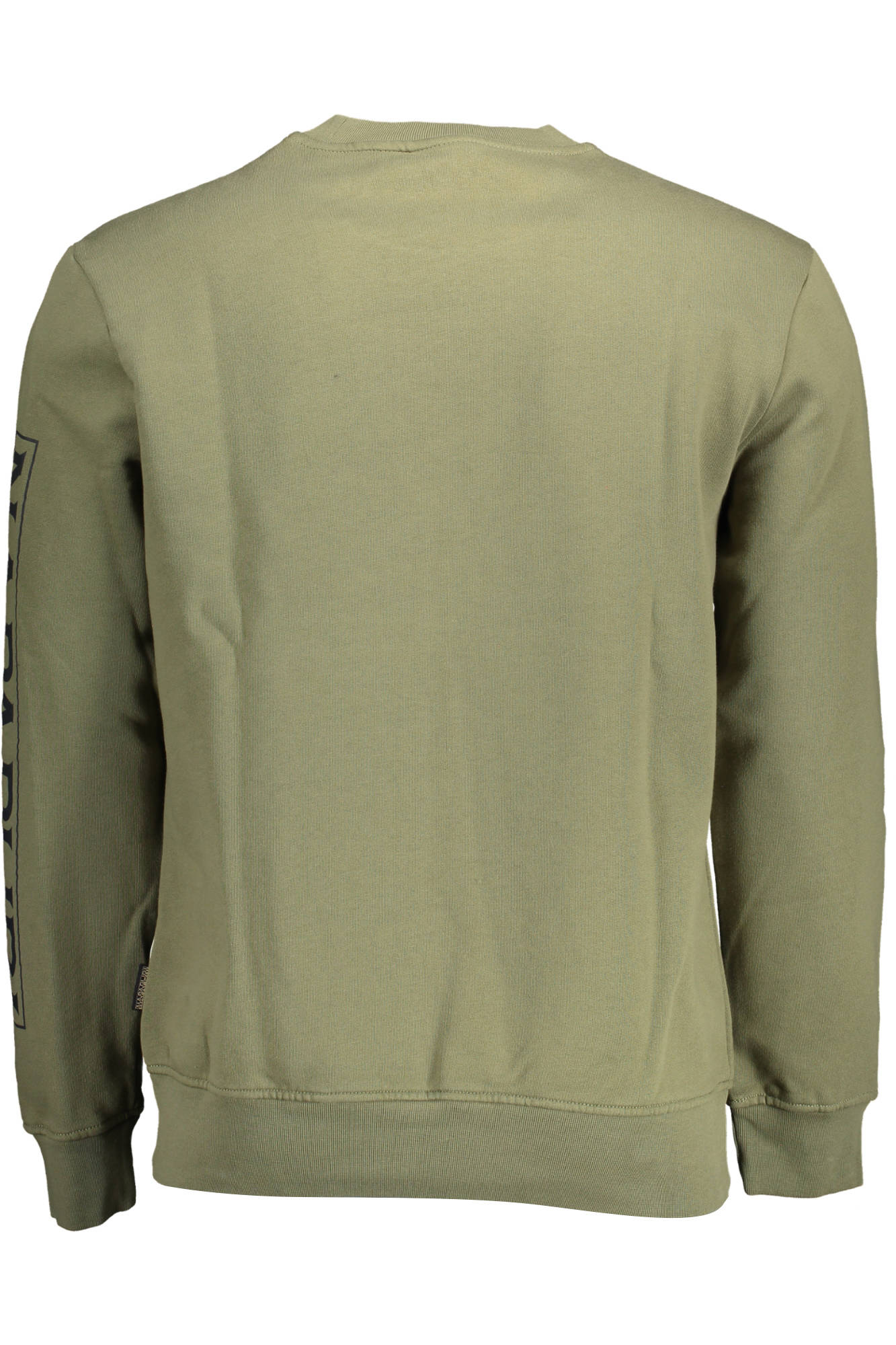 NP0A4H99-BADAS-C-1_VERDE_GAE – Grünes Herren-Sweatshirt mit Rundhals und Druck – Langarm, stilvoll – Größe: S, M, L, XL, 2XL, 3XL – Farbe: Verde